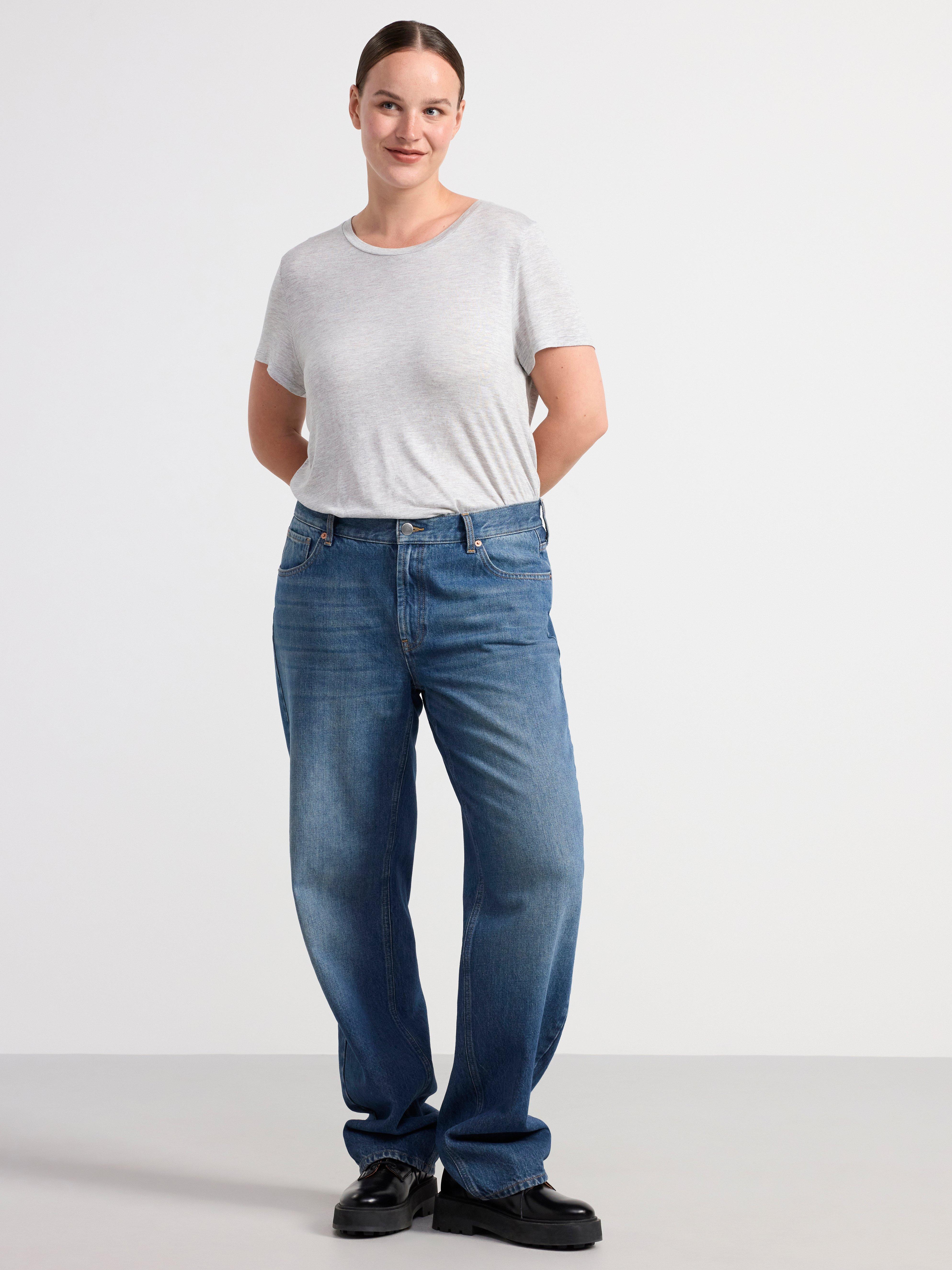 T-shirt in viscose Grey melange