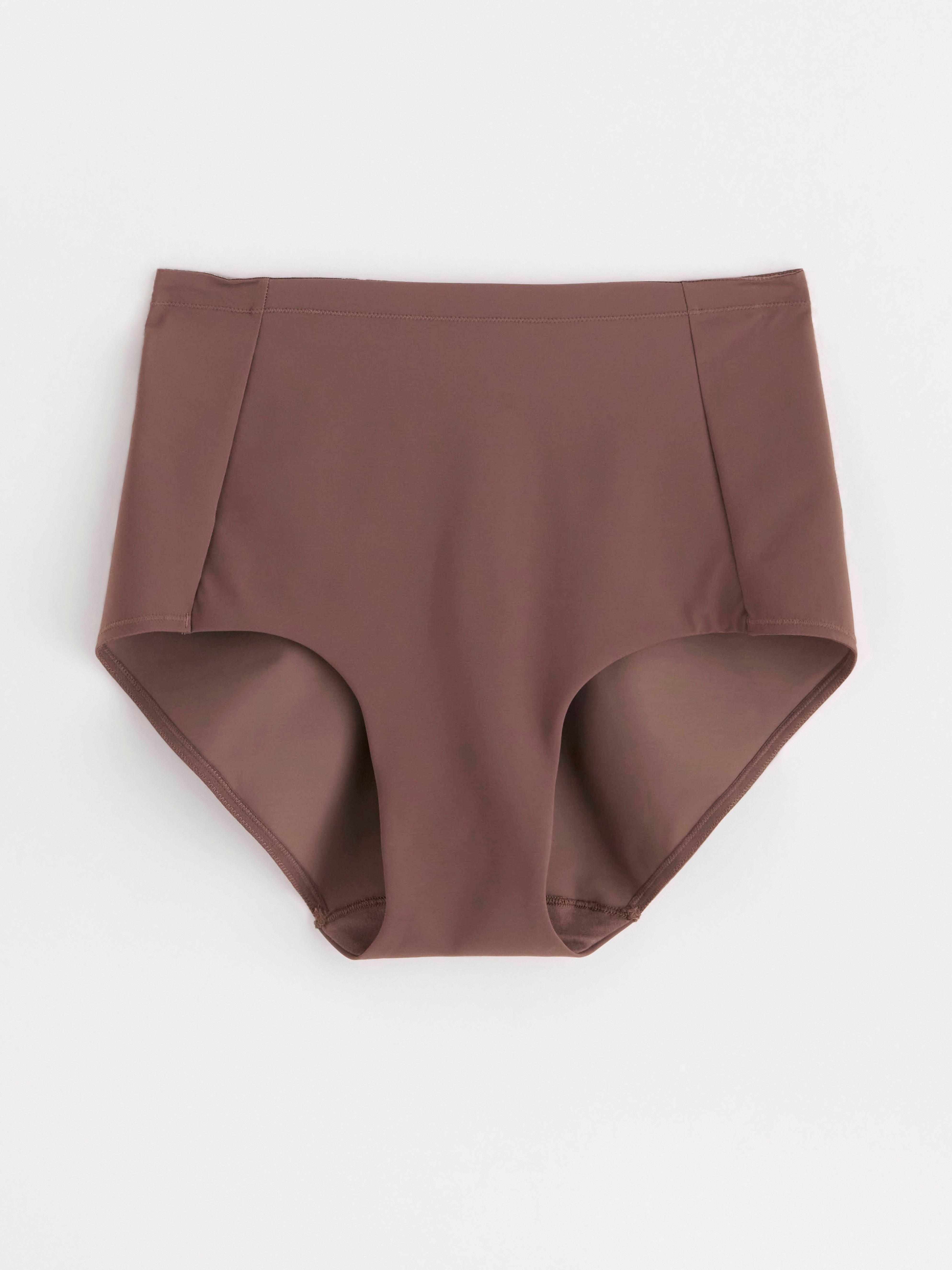 Medium support shaping briefs Dark Dusty Brown