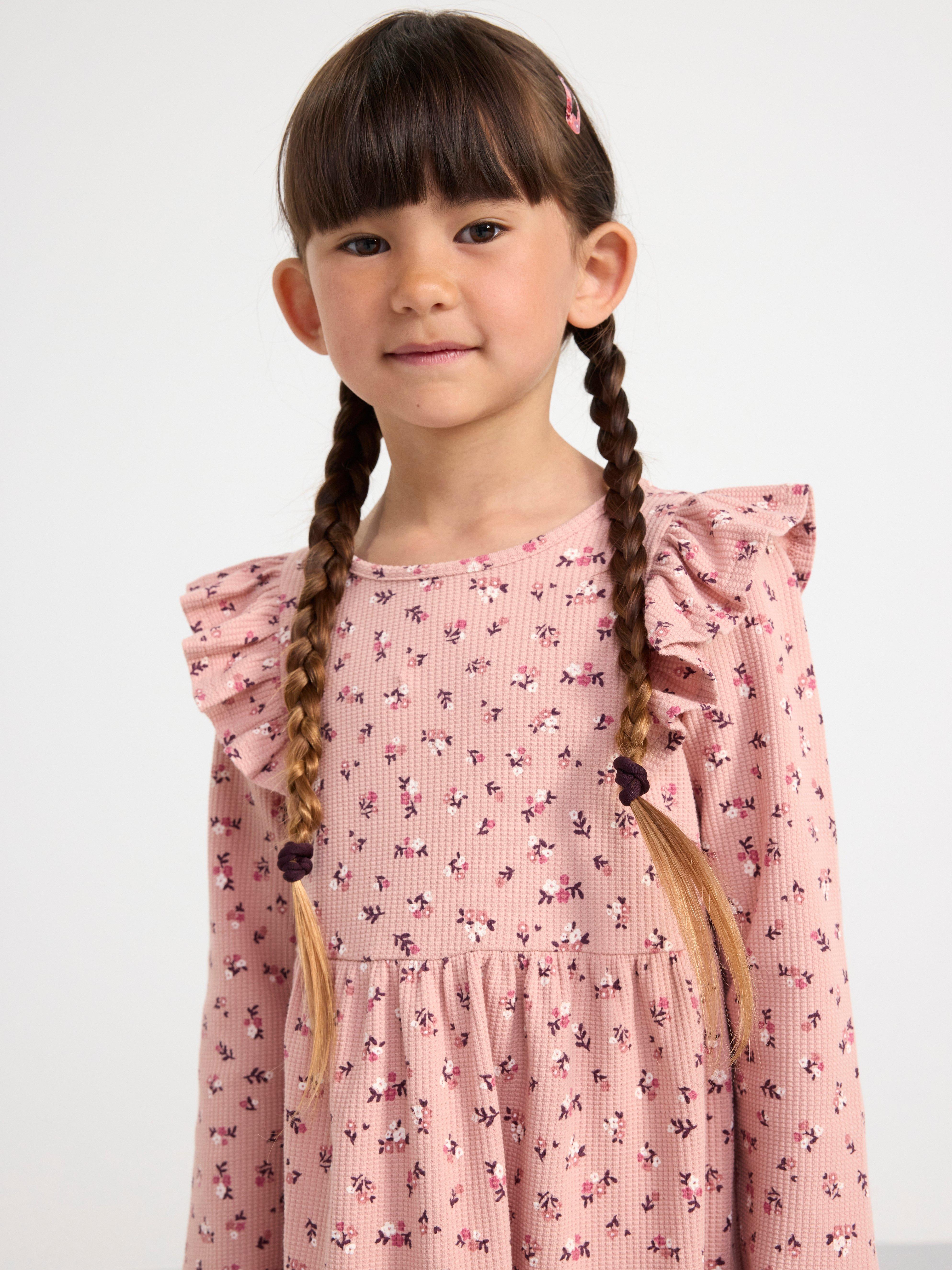 Dress with flowers Dusty Pink
