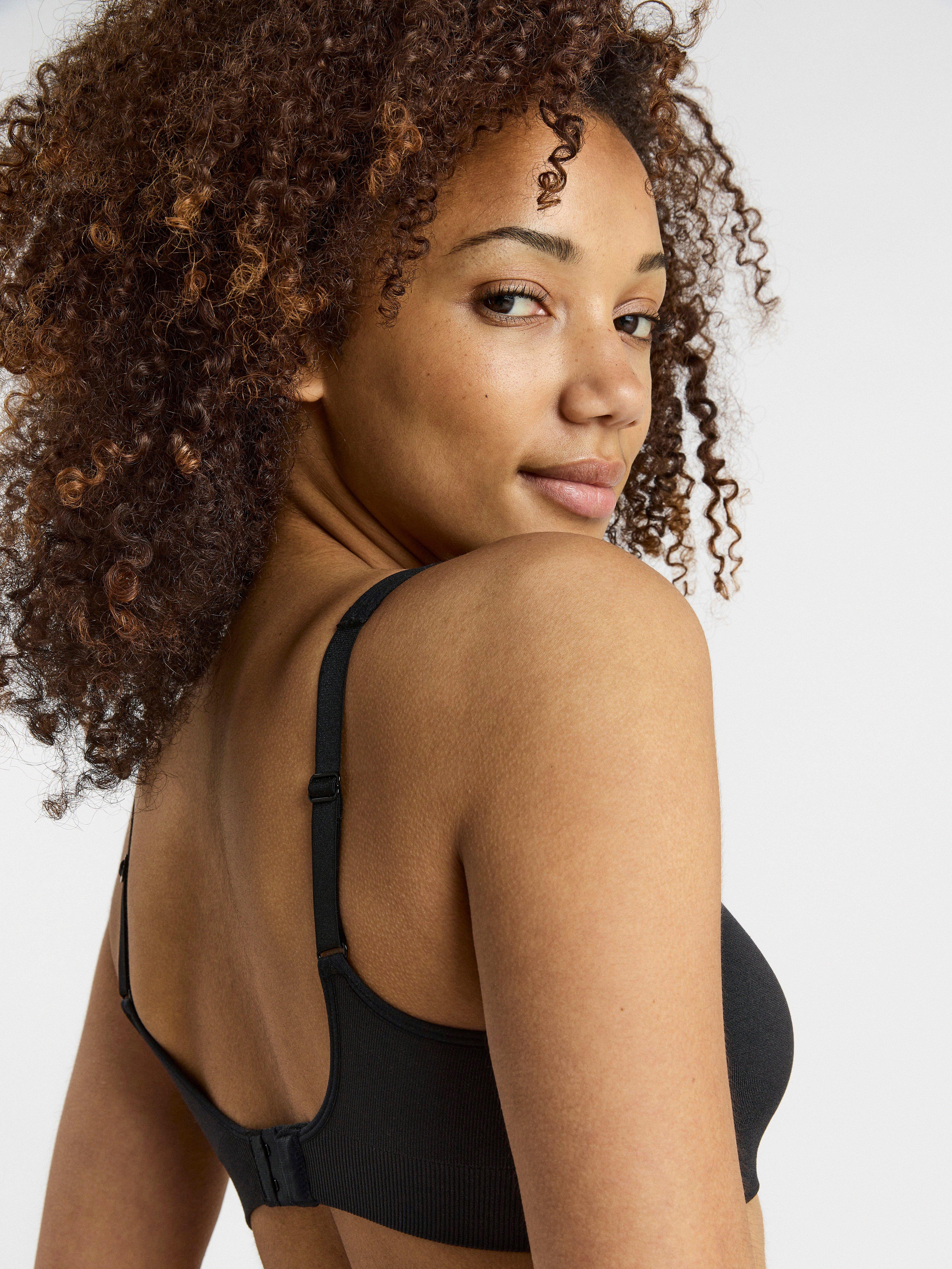 Seamless soft bra Black