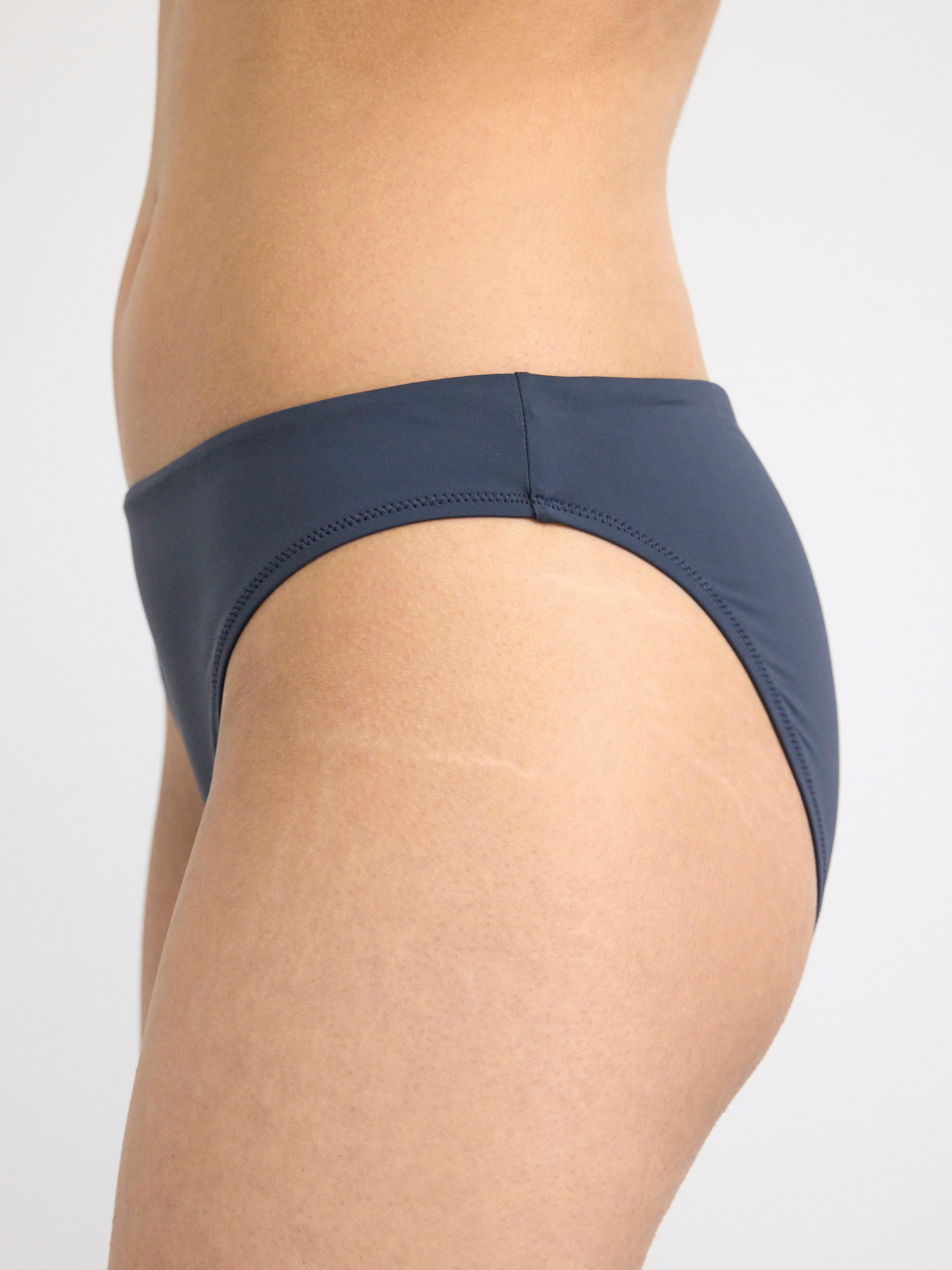 Regular waist bikini bottom Dark Blue