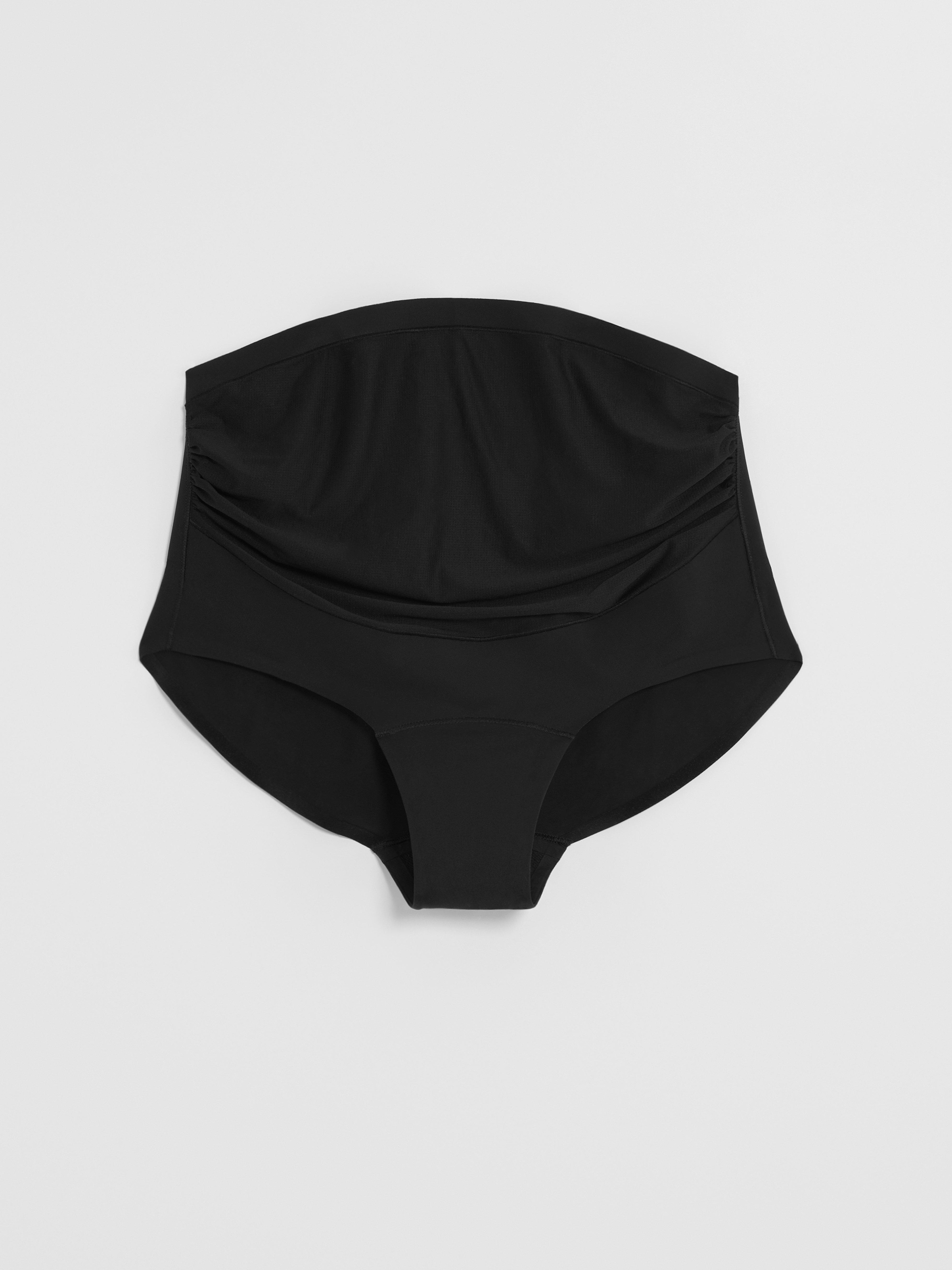 Engineered Maternity High Waist Leak Proof – Maternity underwear Medium Absorbency Black