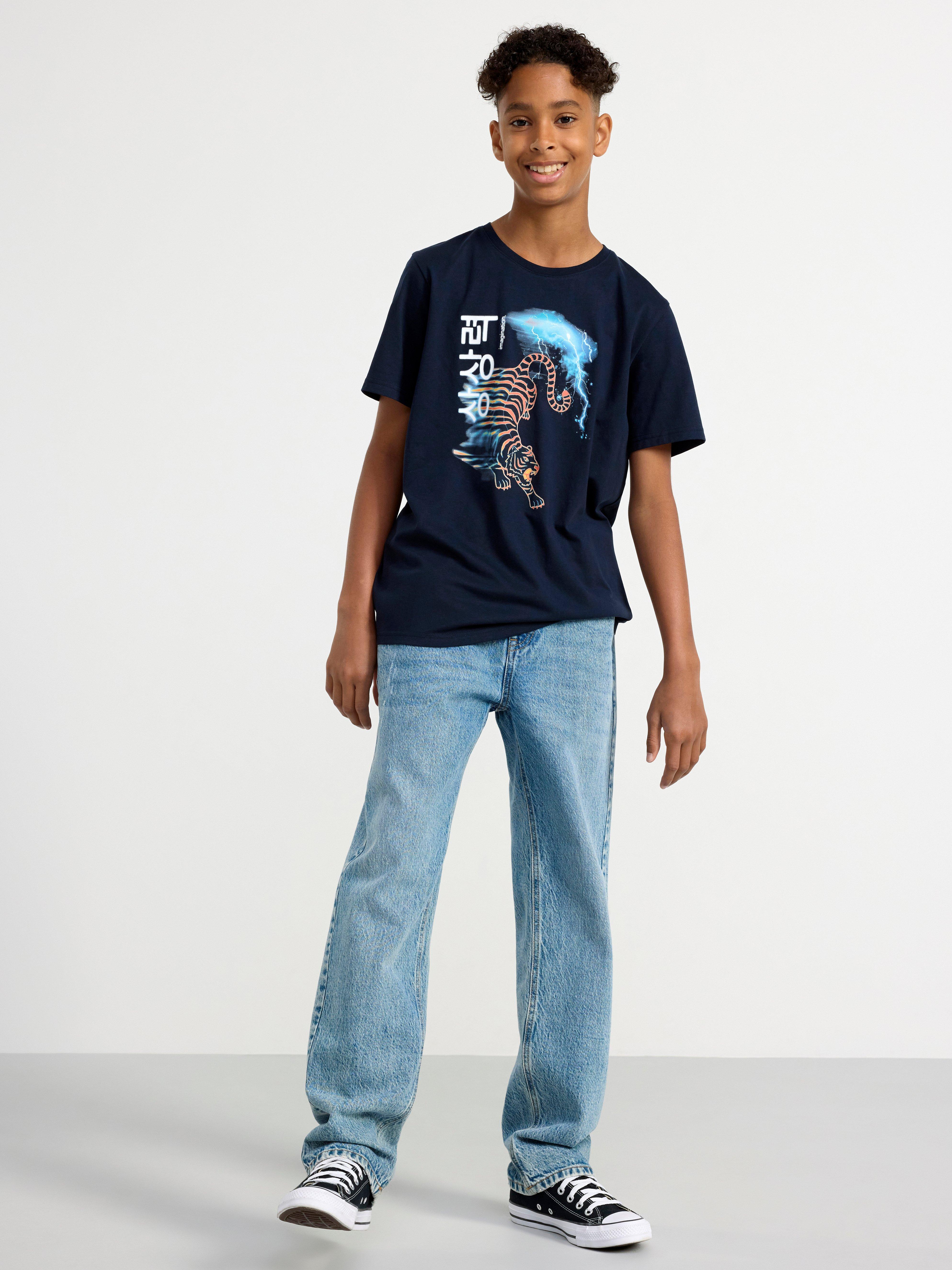 T-shirt with print Dark Navy