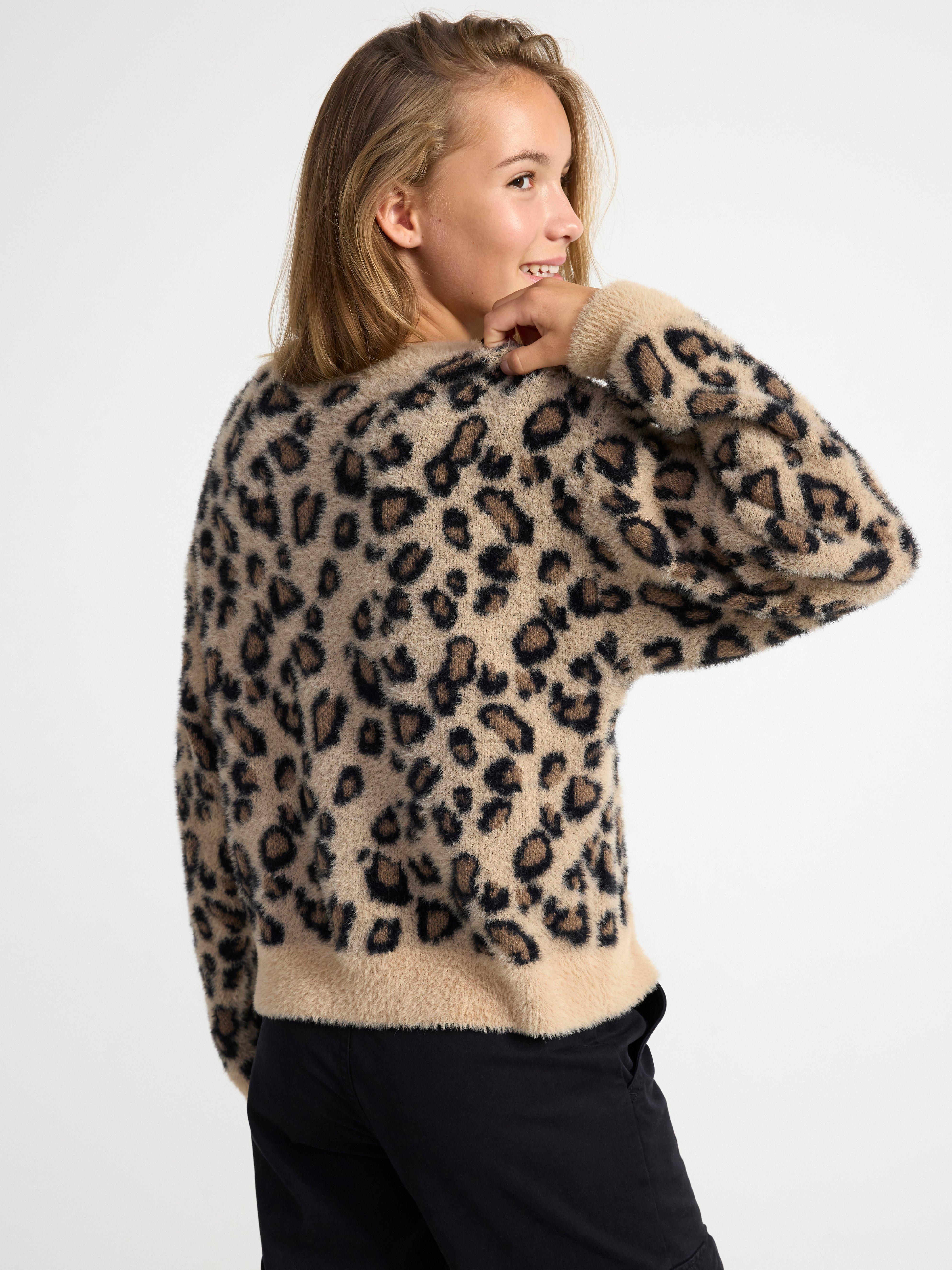 Jumper with pattern Beige