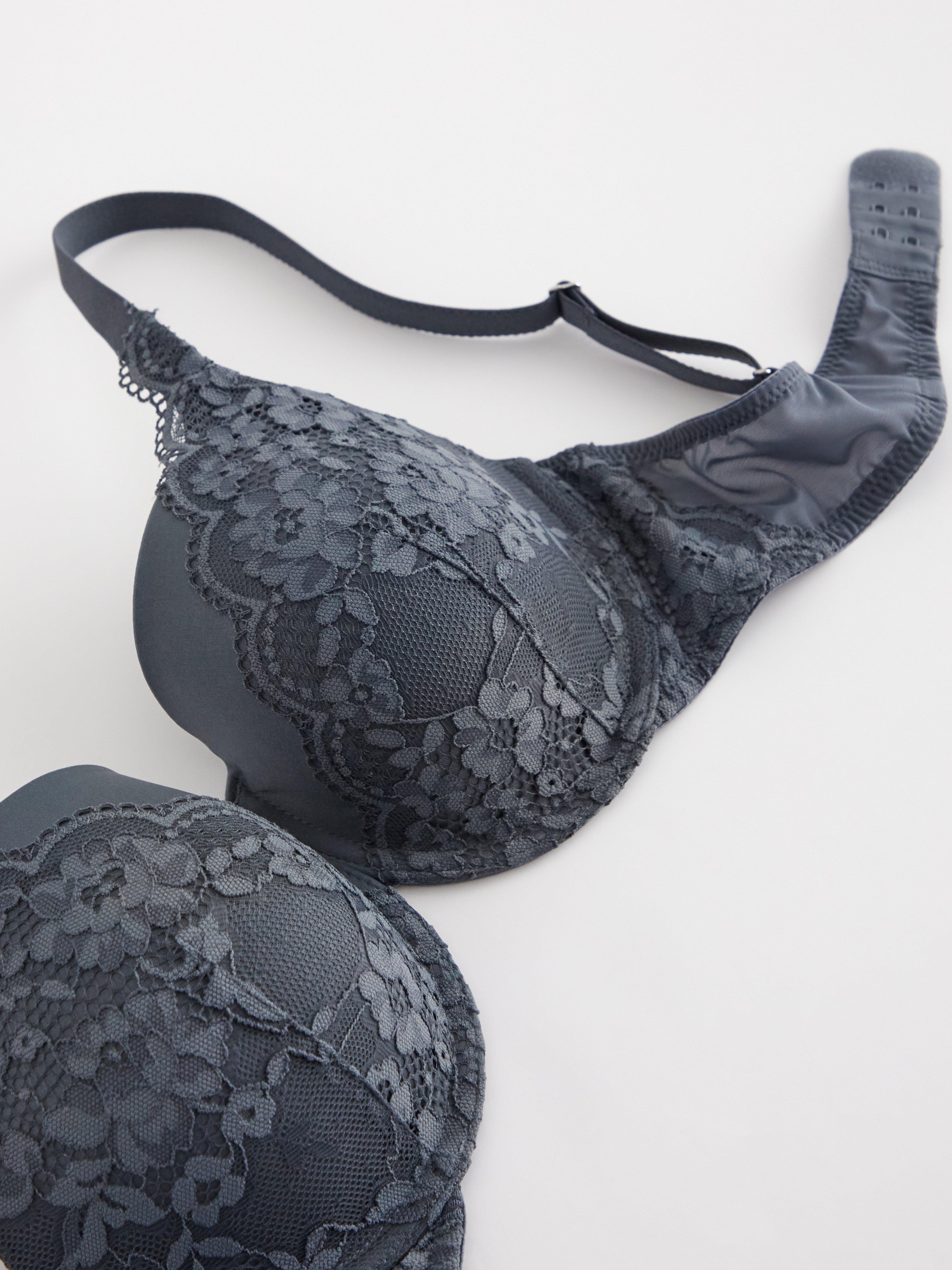 Dahlia t-shirt bra Dark Grey