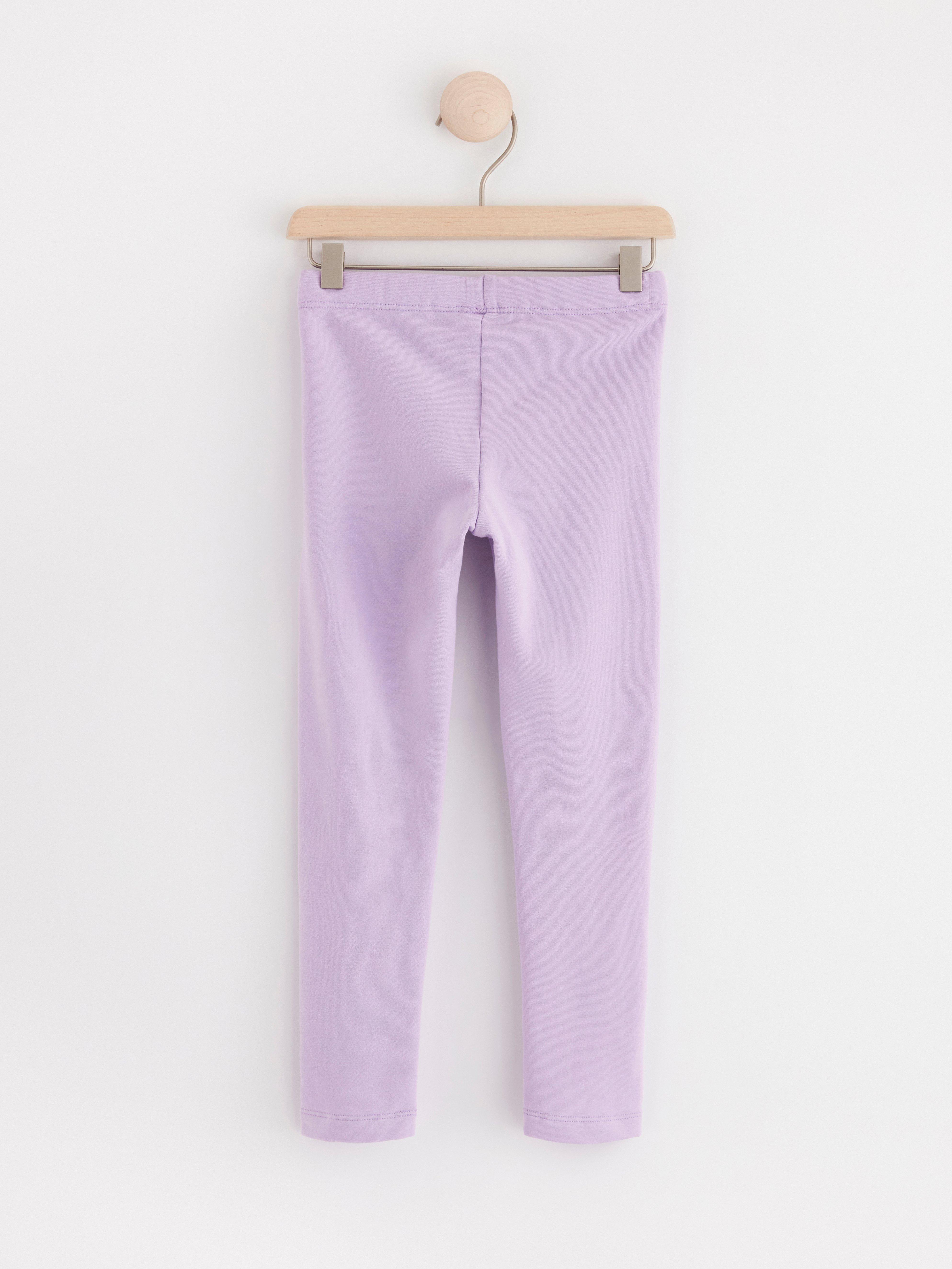 Leggings with unicorns Light Lilac