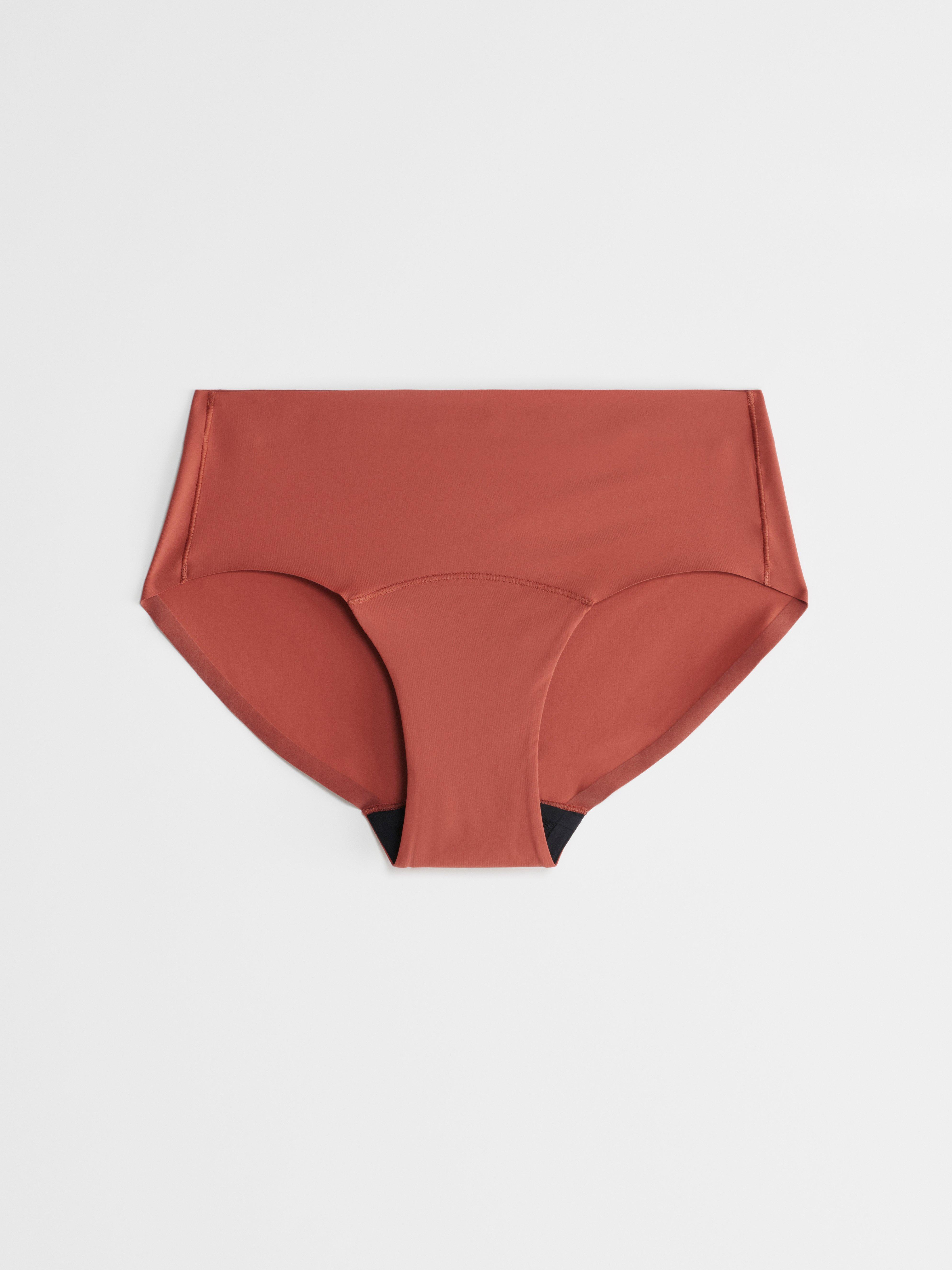 Engineered Hiphugger Period Proof – Period Panty Medium Absorbency Light Dusty Red