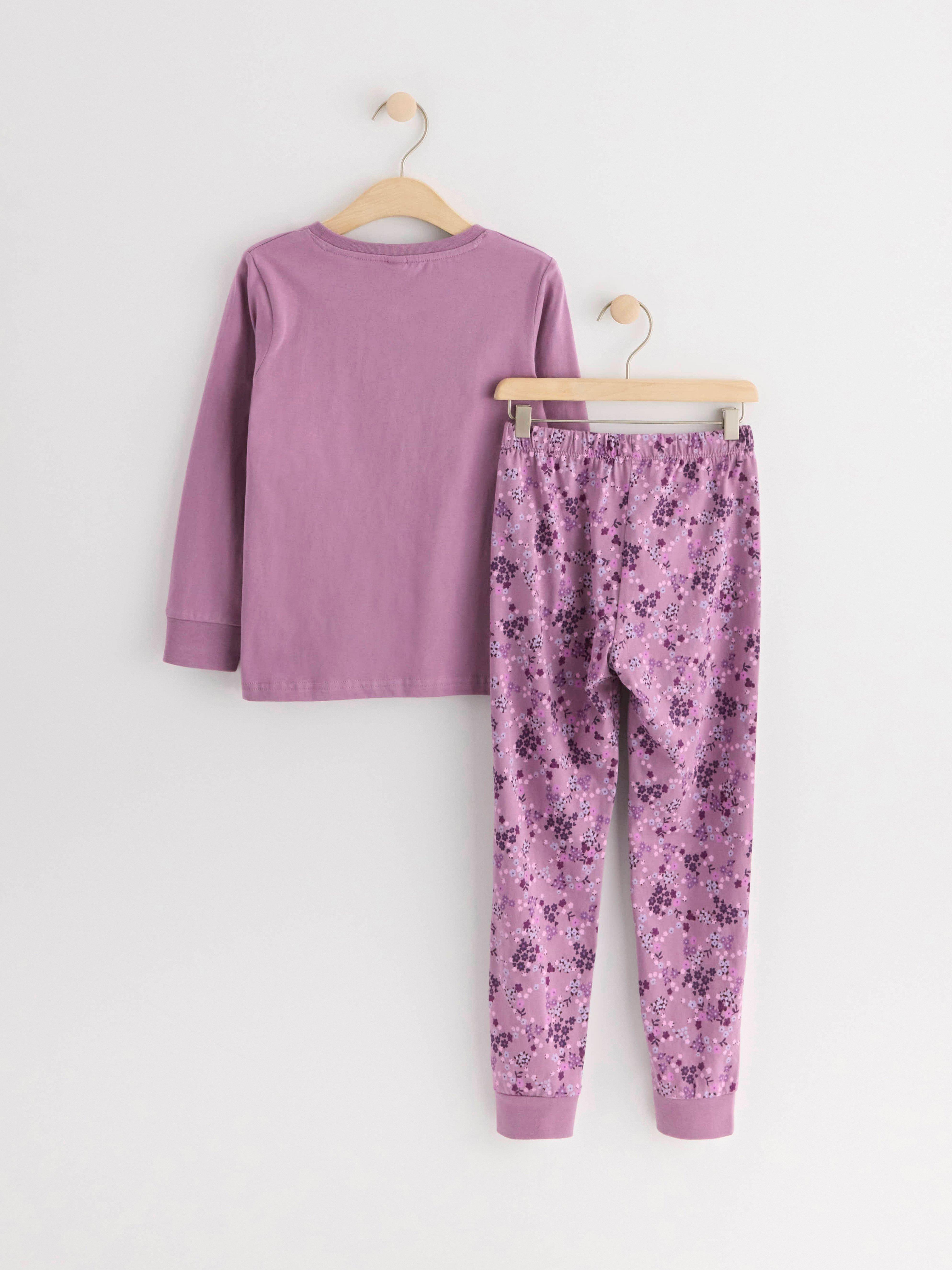 Pyjama set with print Light Dusty Lilac