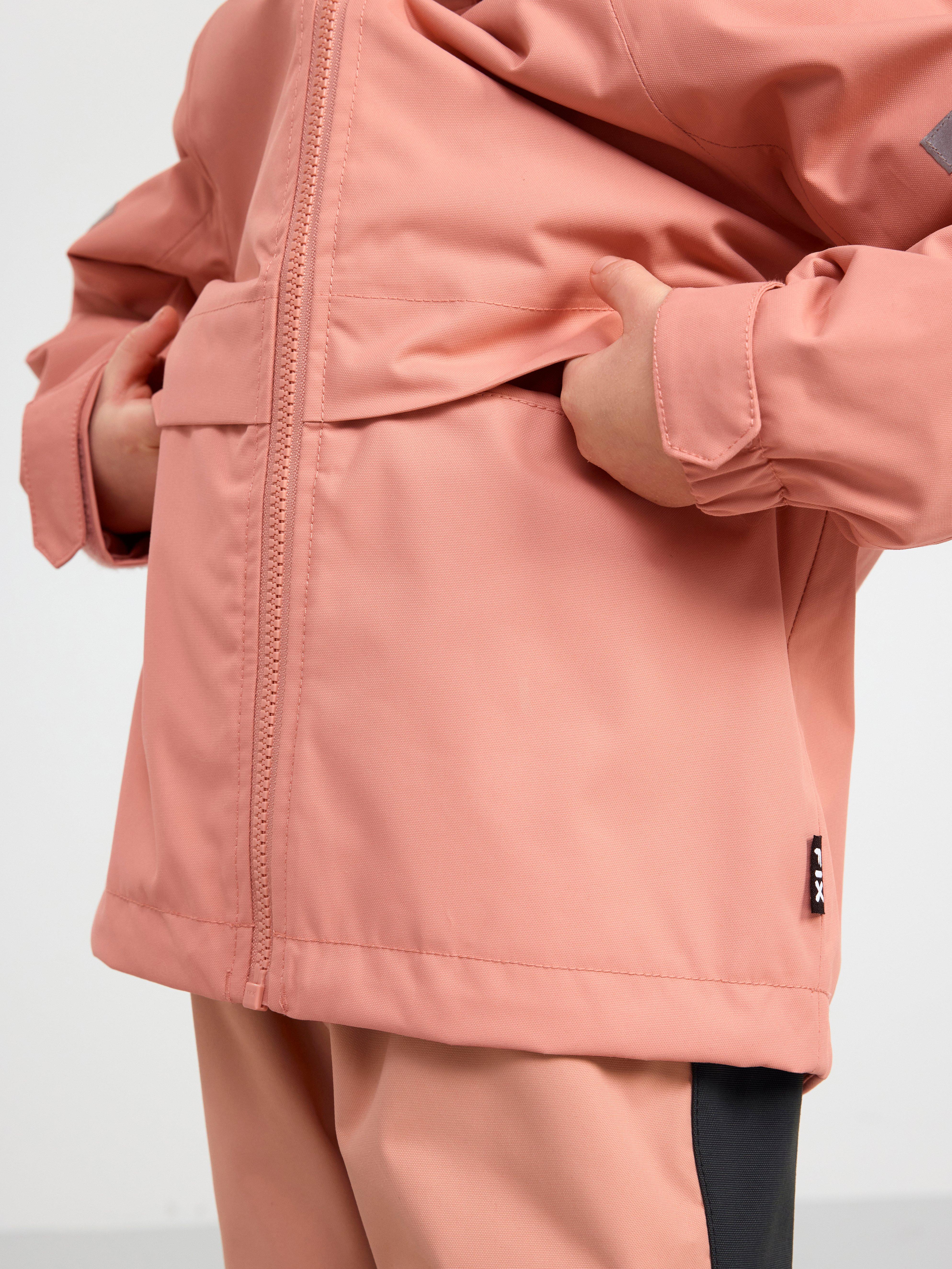 FIX Shell jacket with adjustable sleeves Dusty Coral