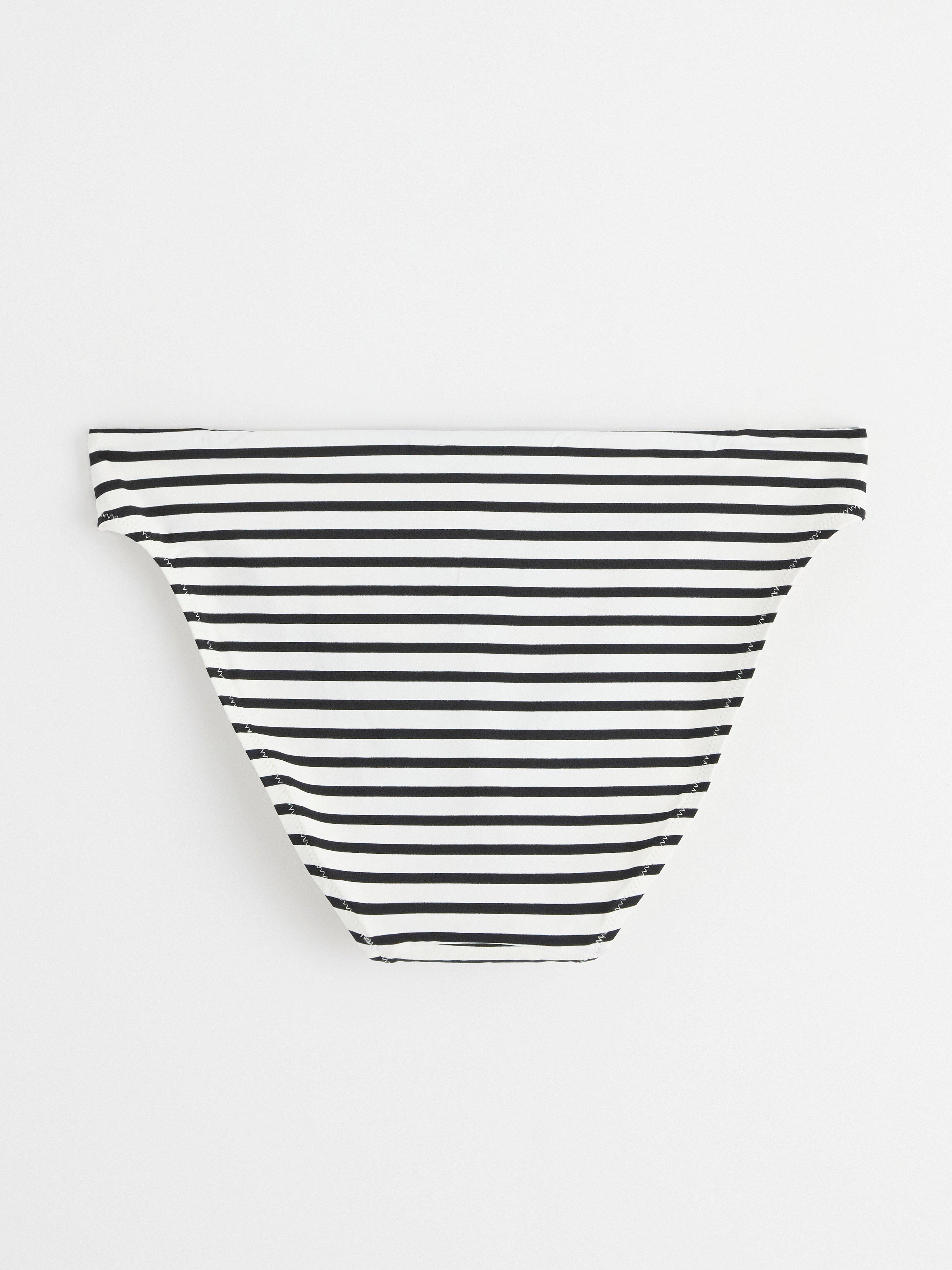 Regular waist bikini bottom Black
