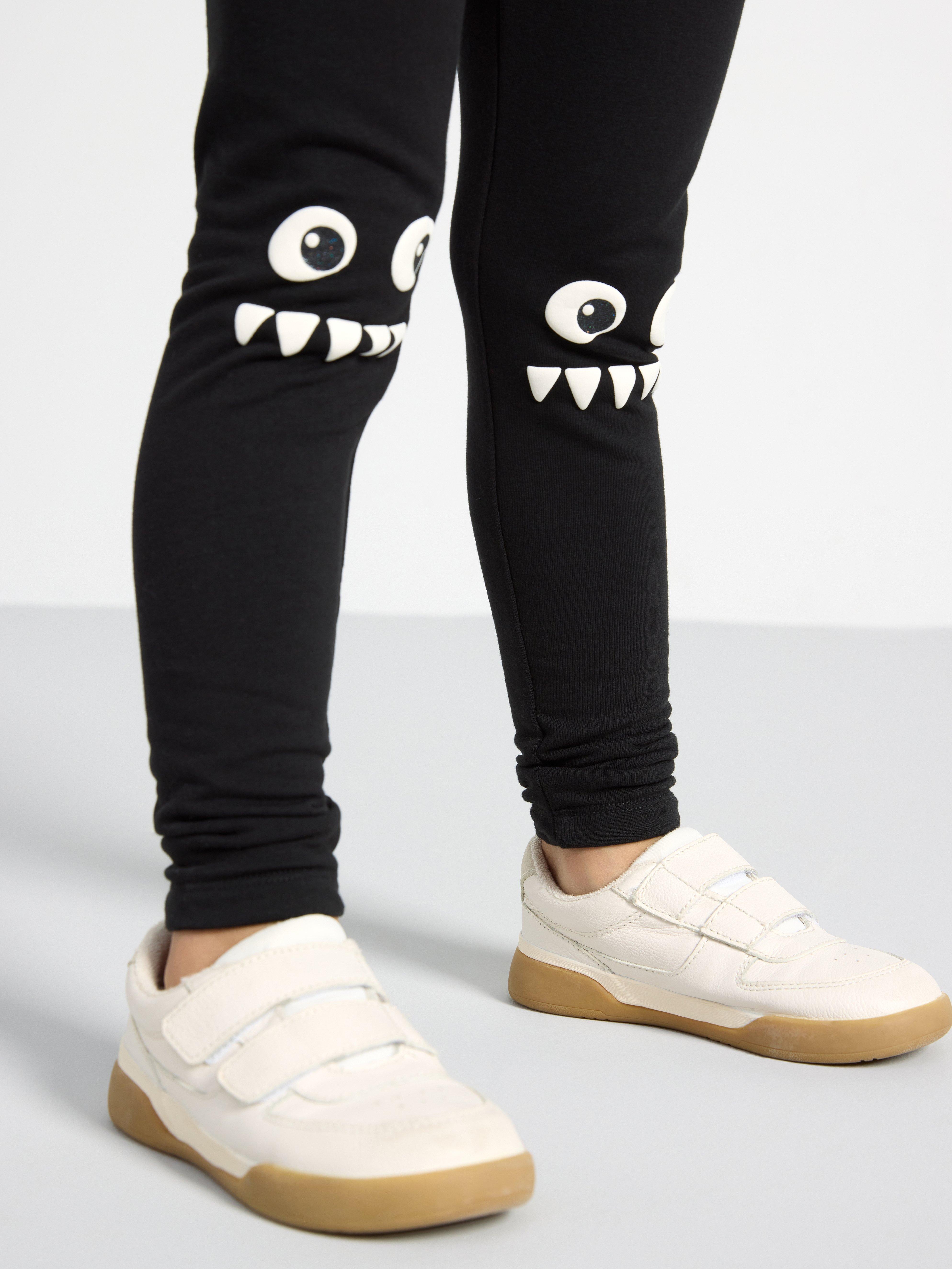 Leggings with brushed inside Black