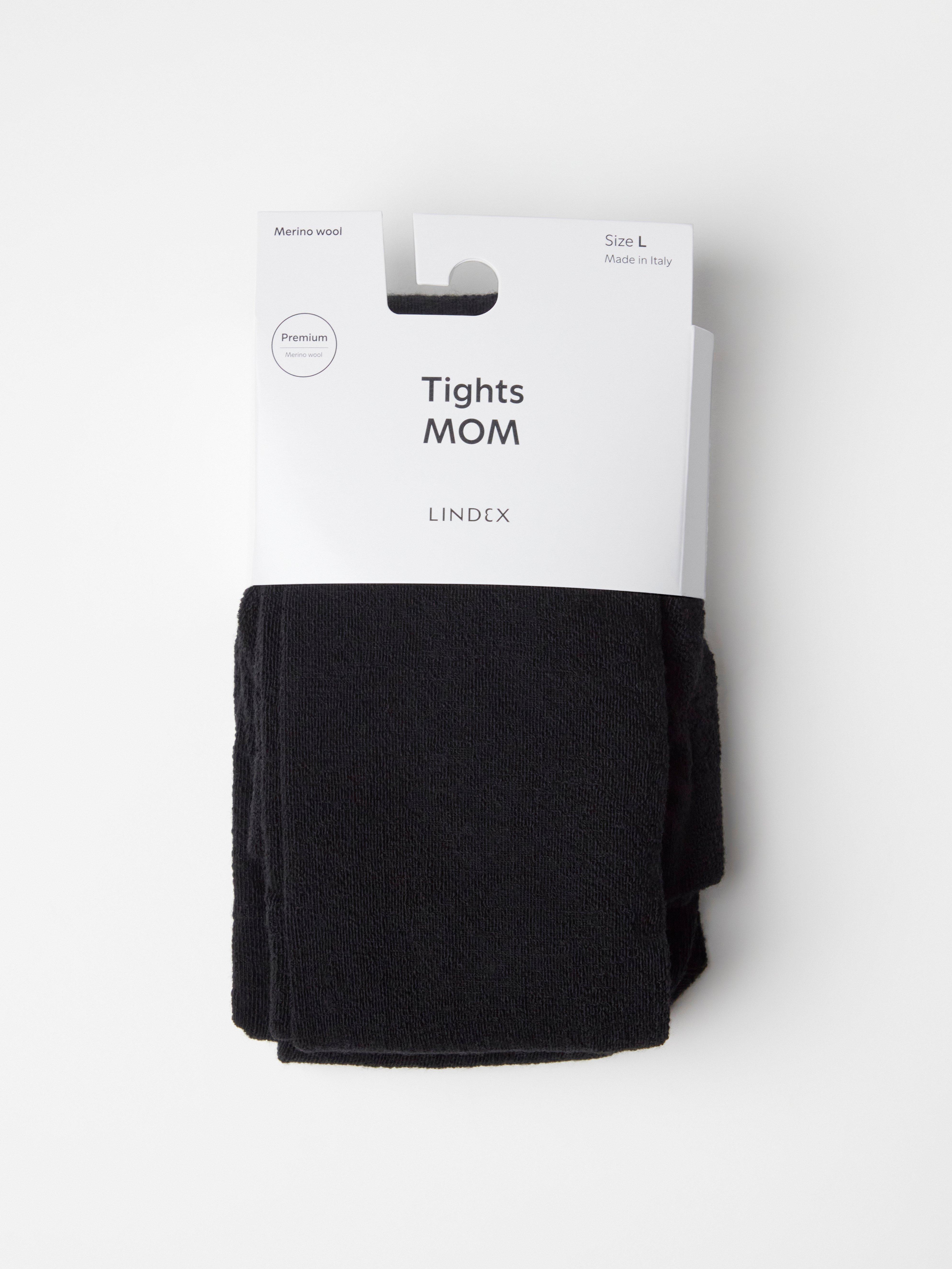 MOM Merino wool blend tights Black