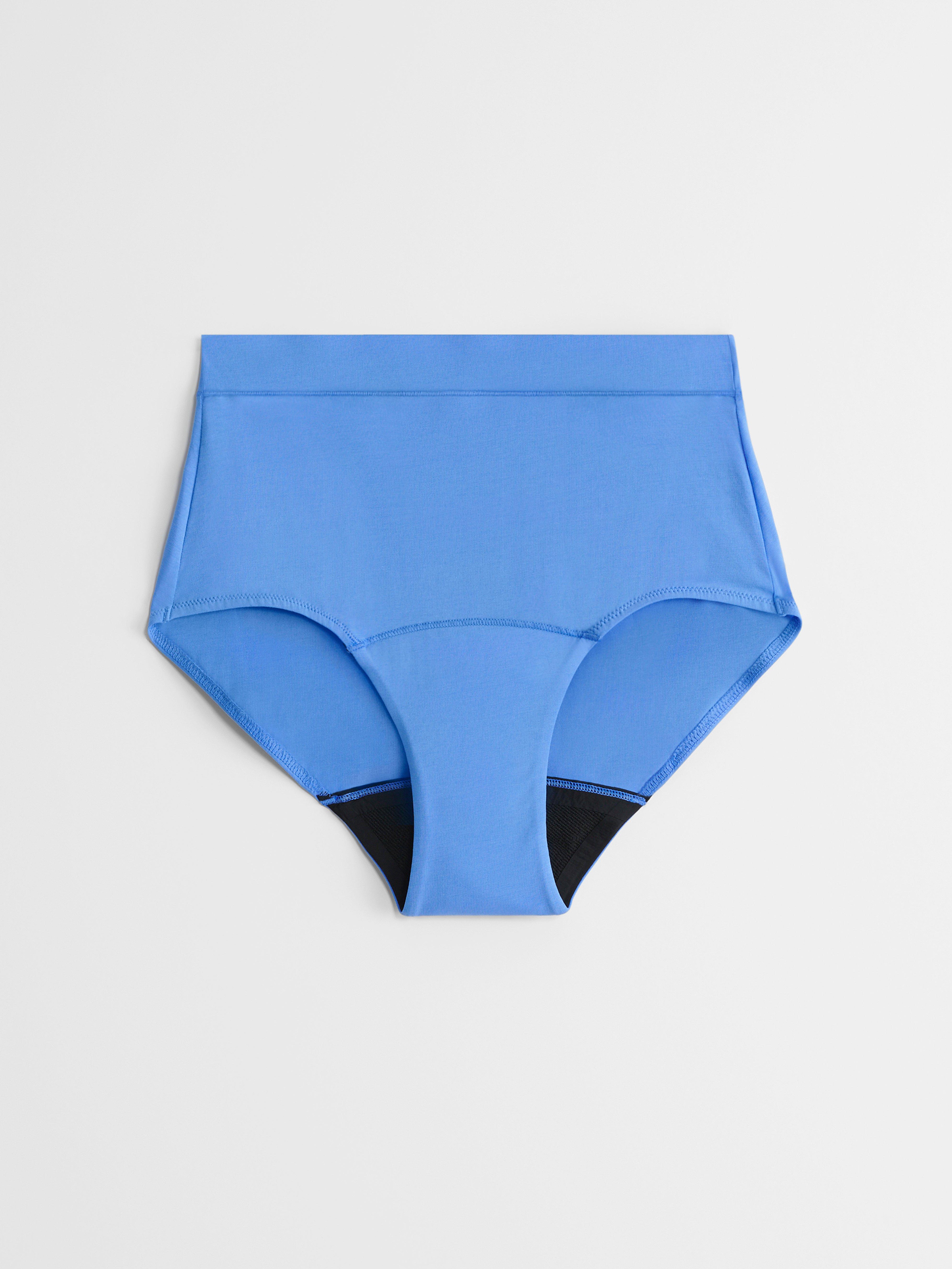 Engineered High Waist Period Proof – Period Panty High Absorbency Light Dusty Blue