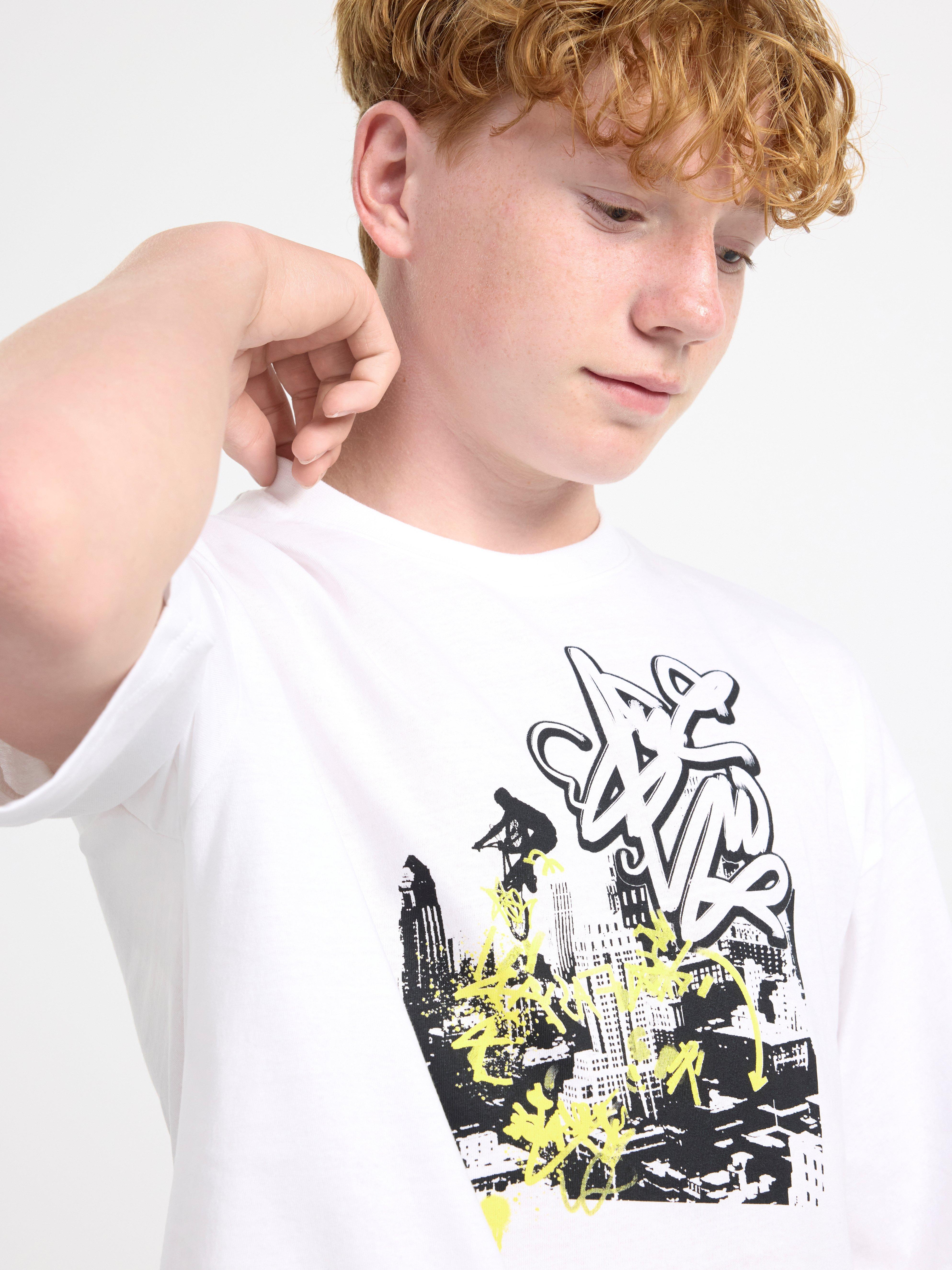 T-shirt with print White