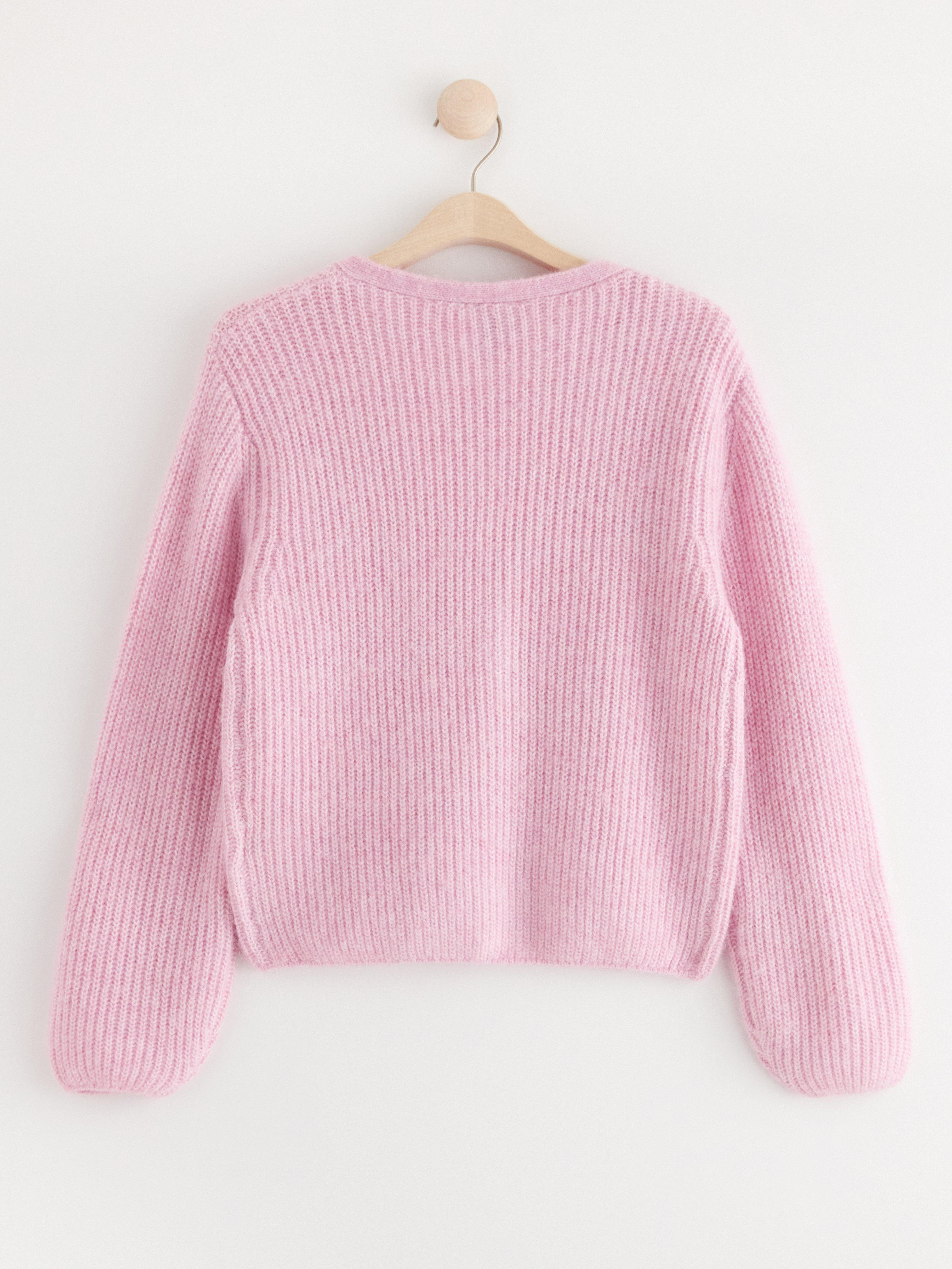 Cardigan  knitted pink