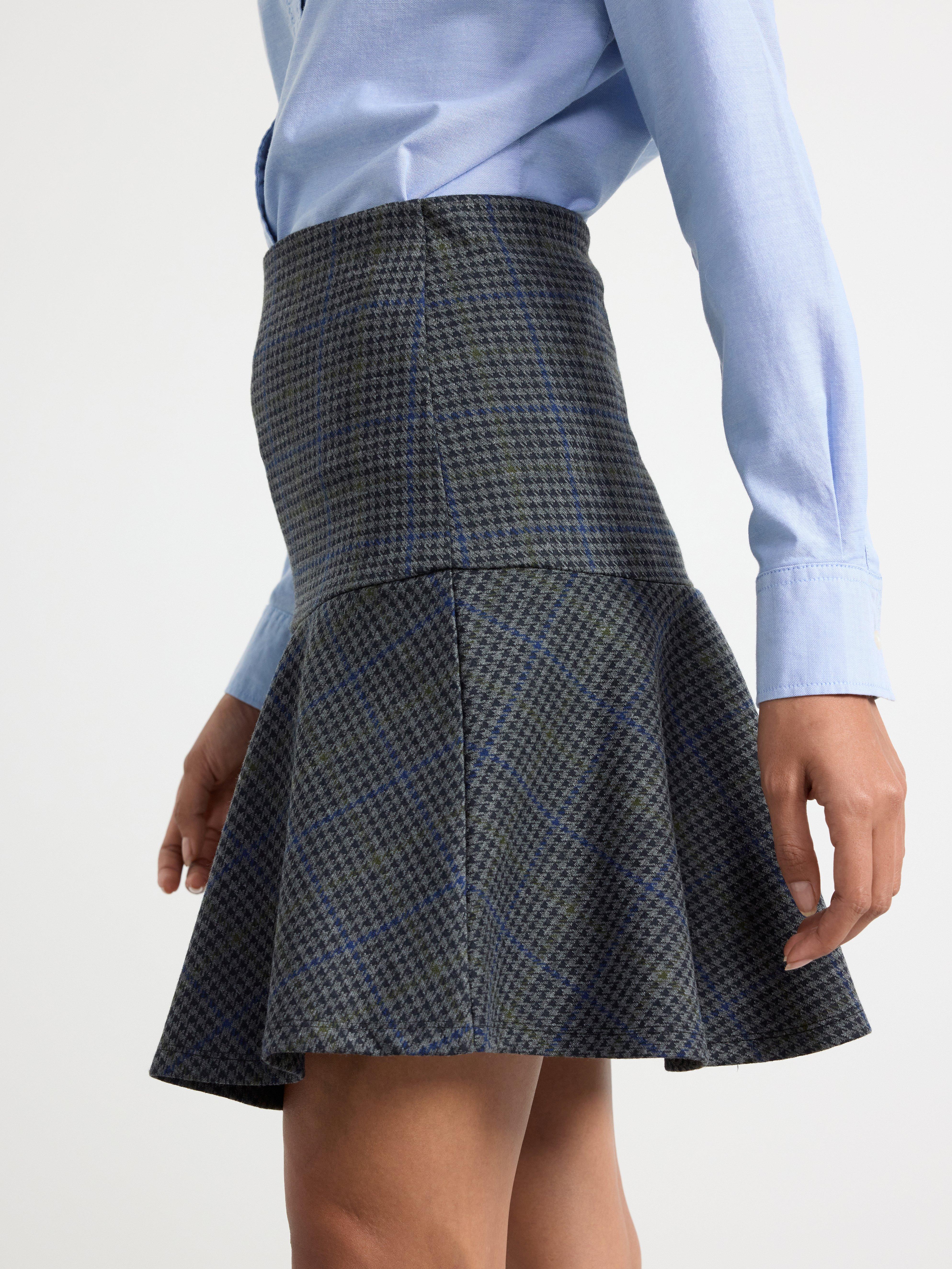Mini skirt Dark Grey Melange