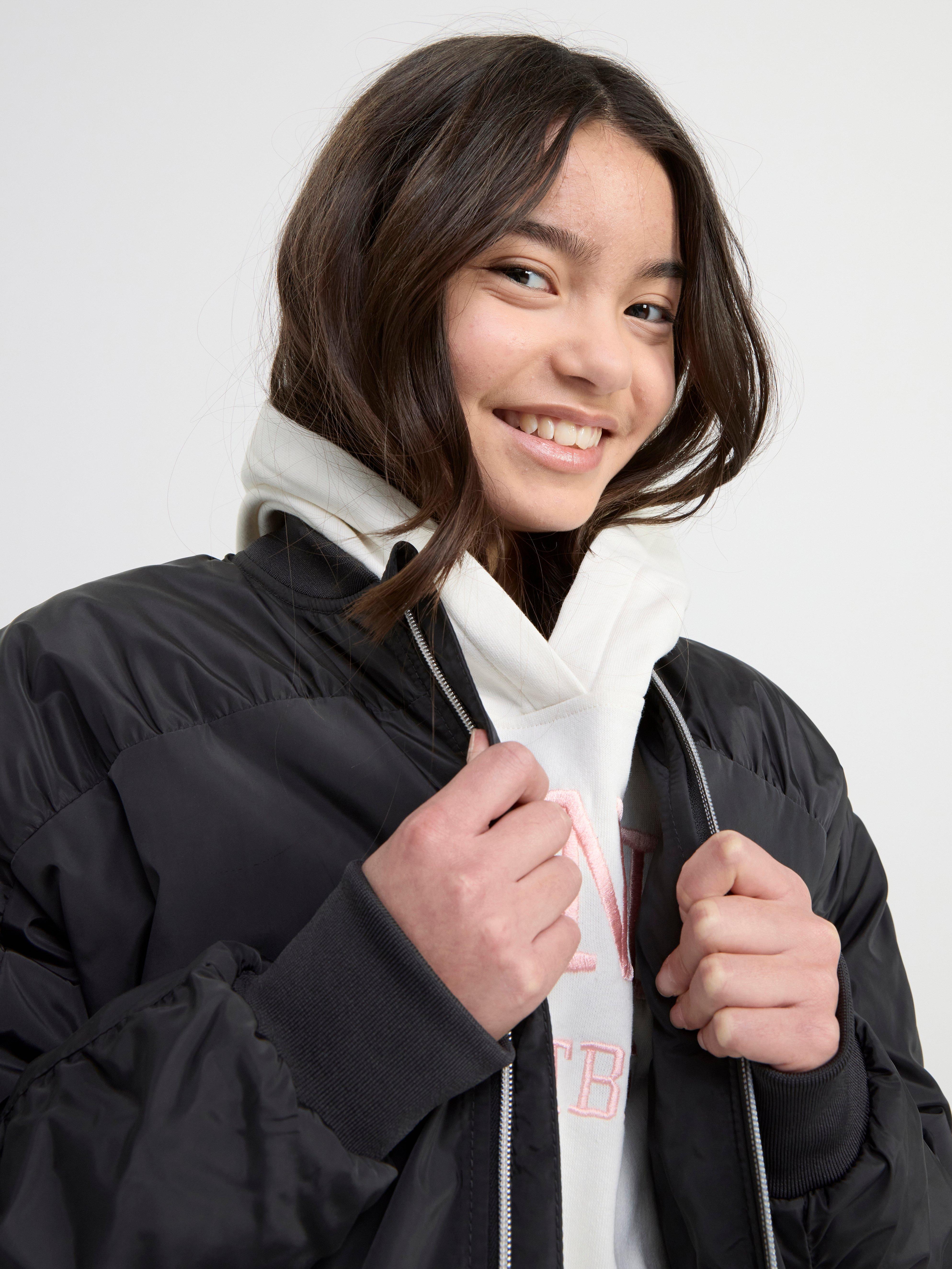 Water repellent bomber jacket Offblack