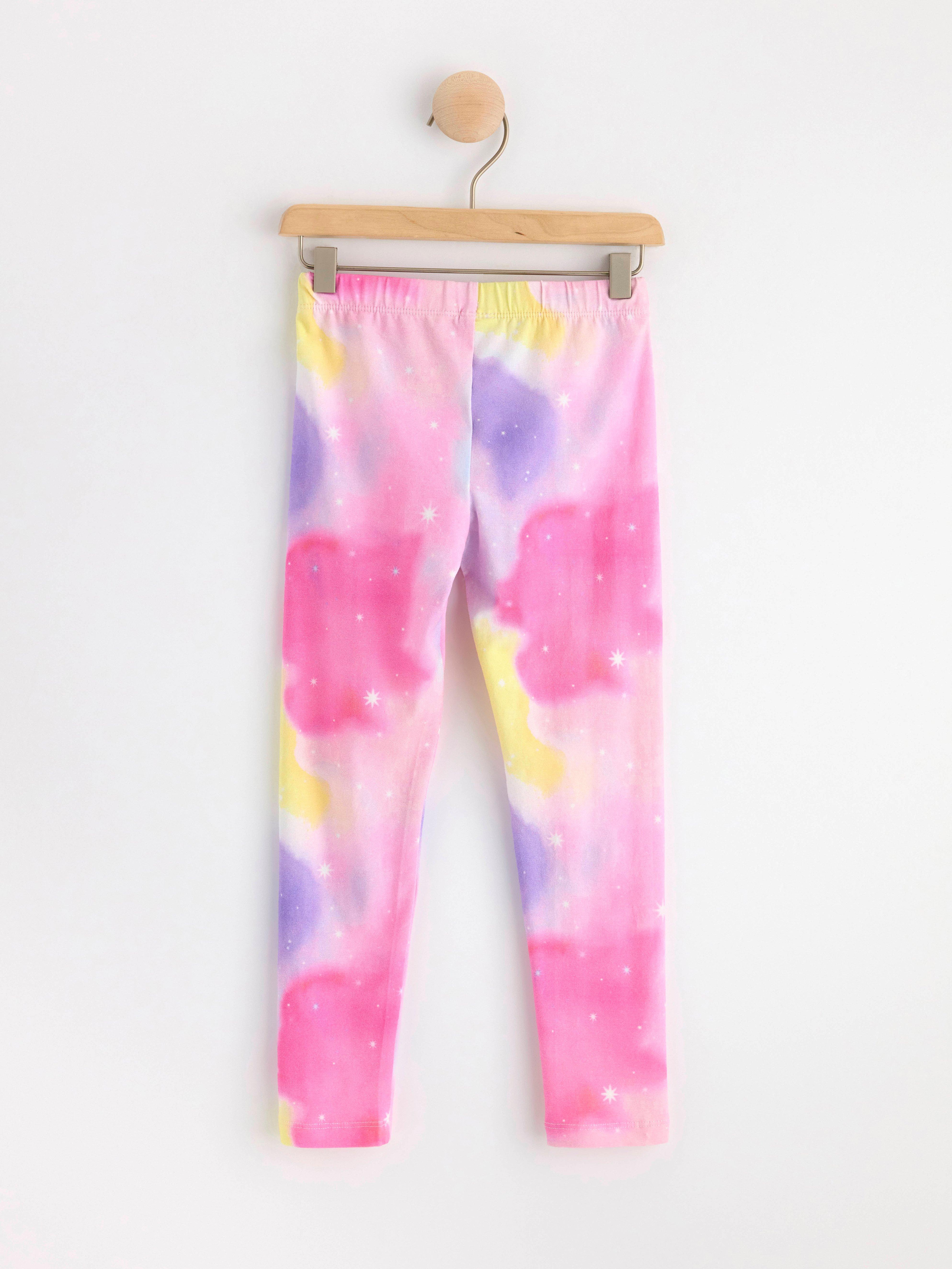 Leggings with rainbow colours Light Pink