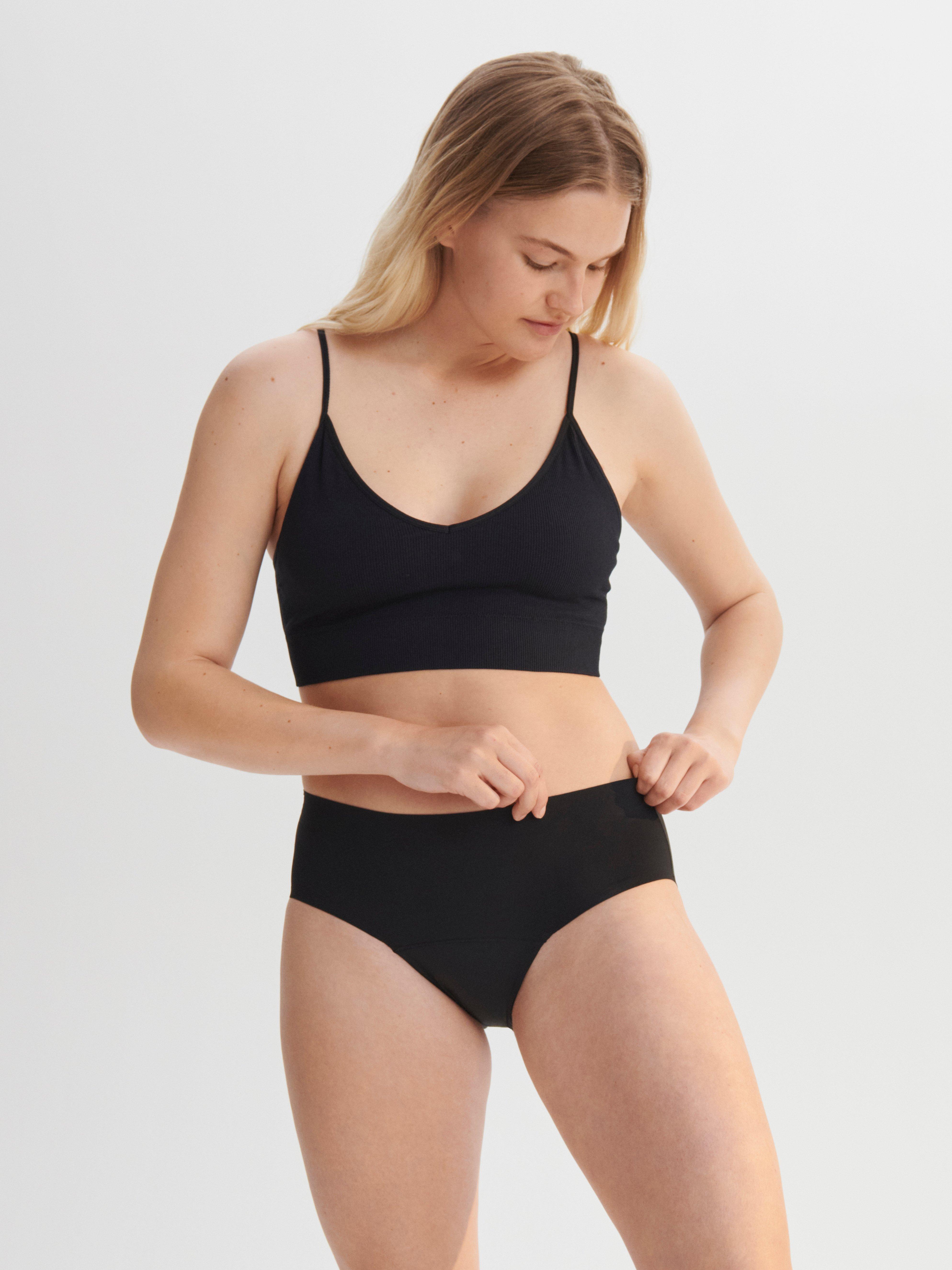 Engineered Hiphugger Period Proof – Pantyliner Mini Absorbency Black