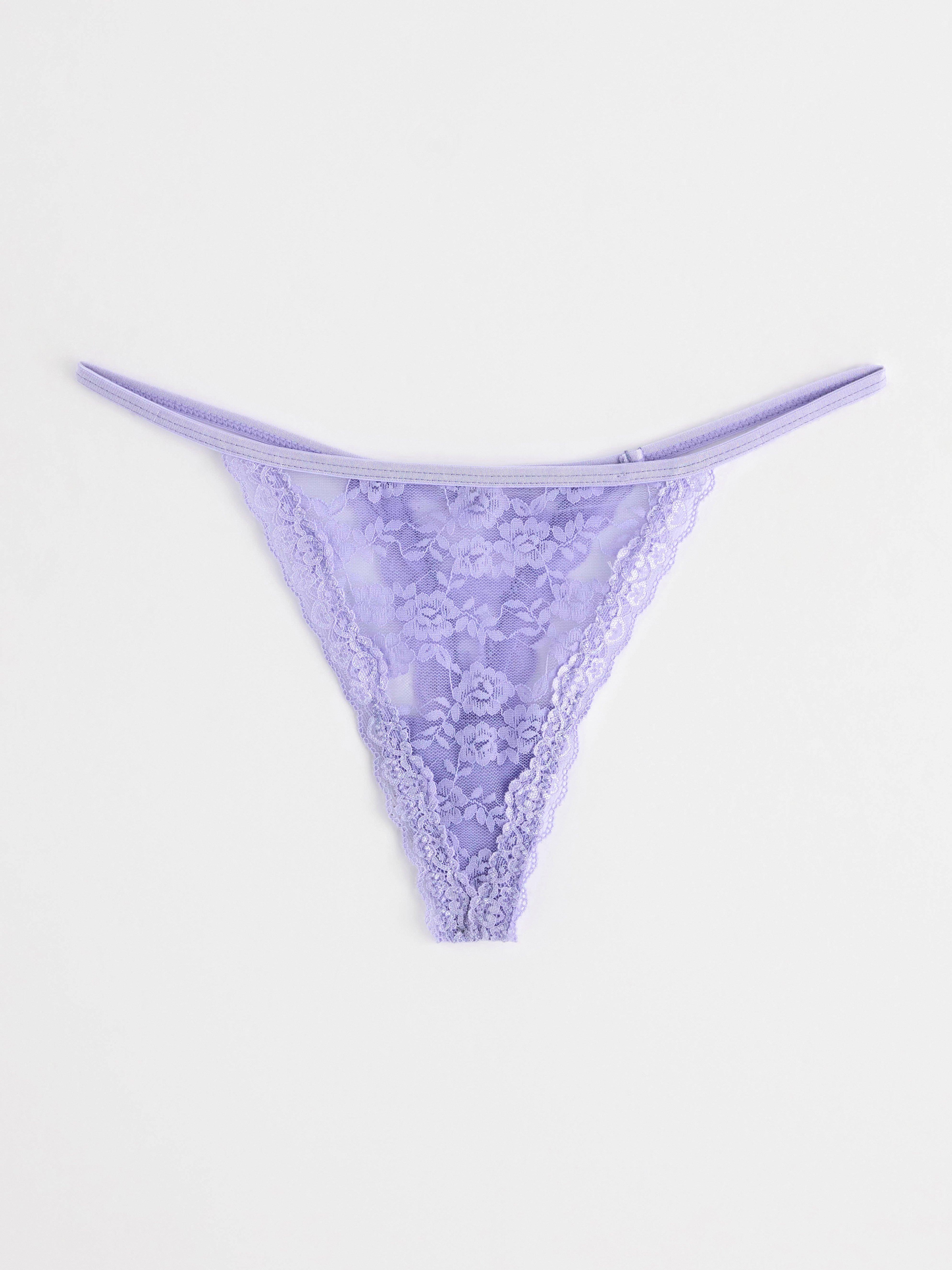 Thong low waist Light Lilac