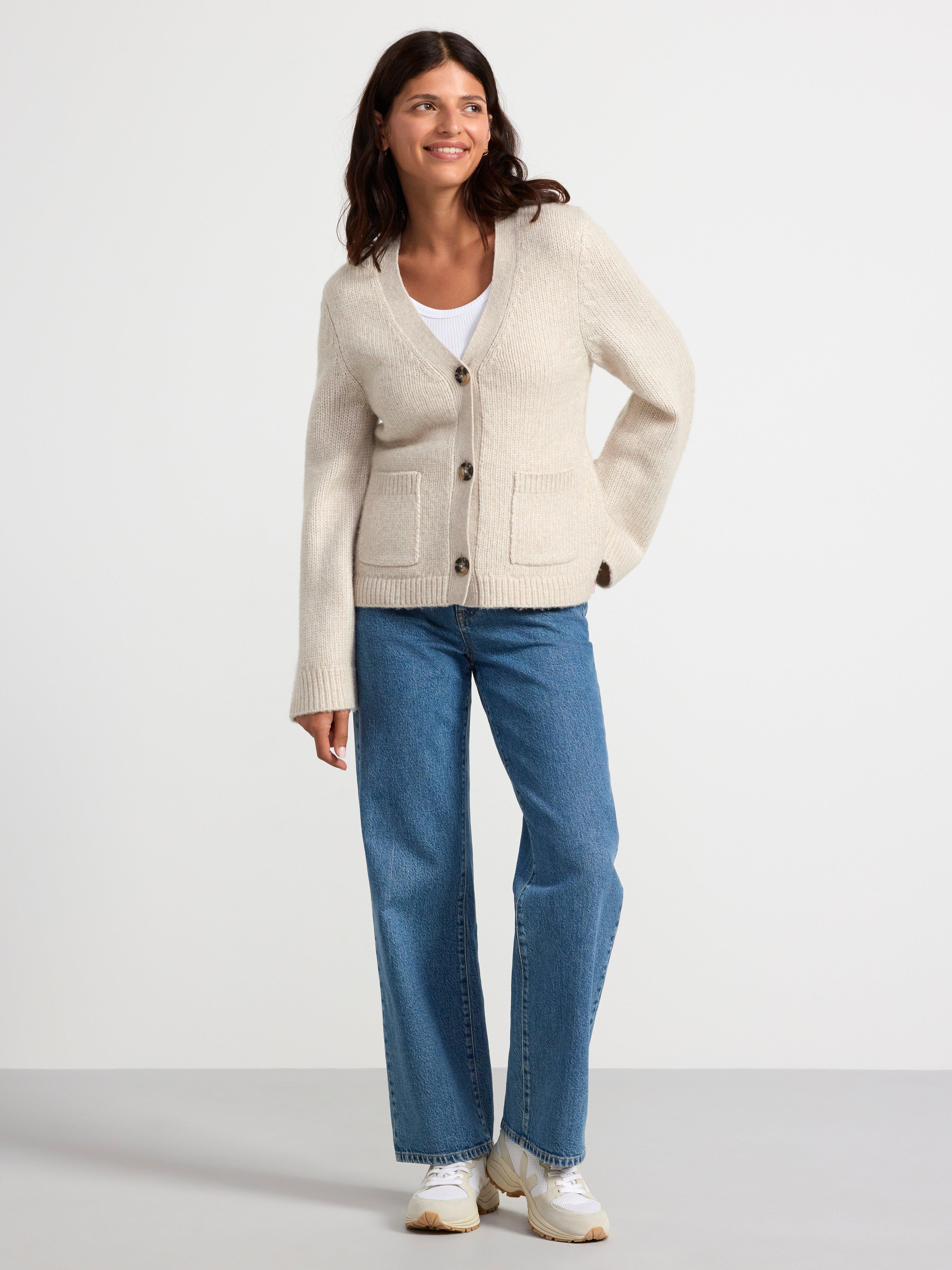 Knitted cardigan Light Beige