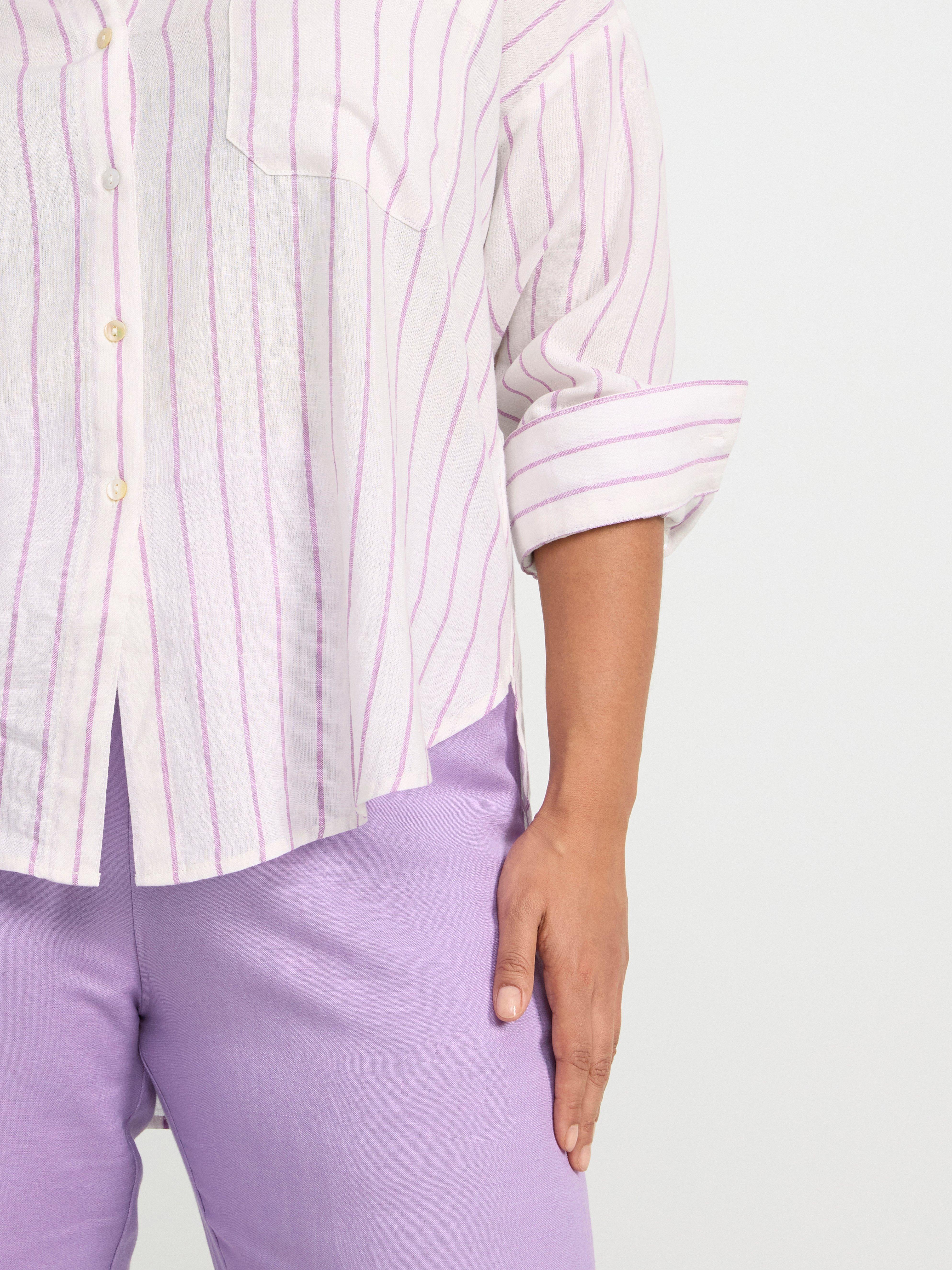 Linen shirt Lilac