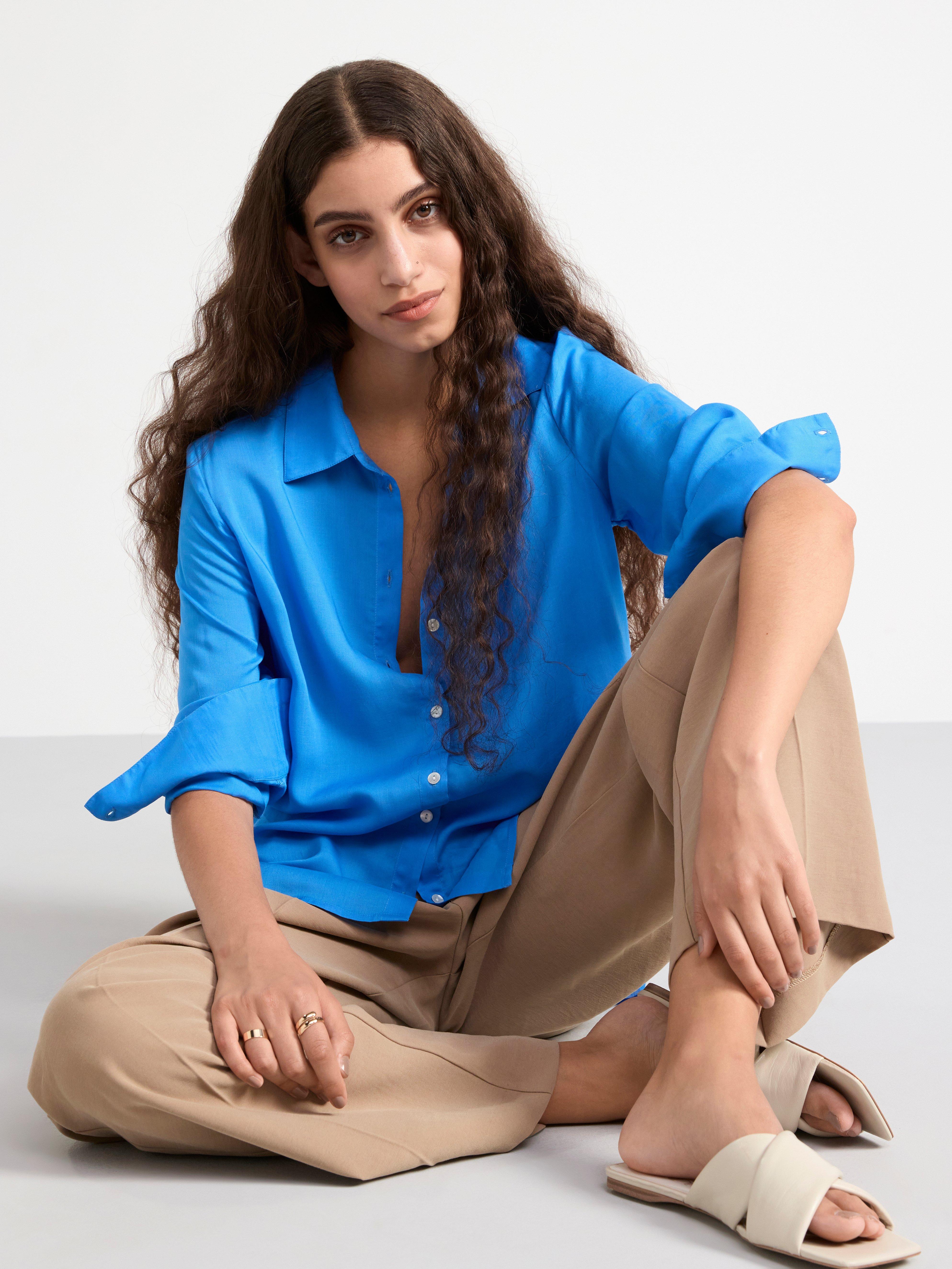 Long sleeve shirt Strong Blue