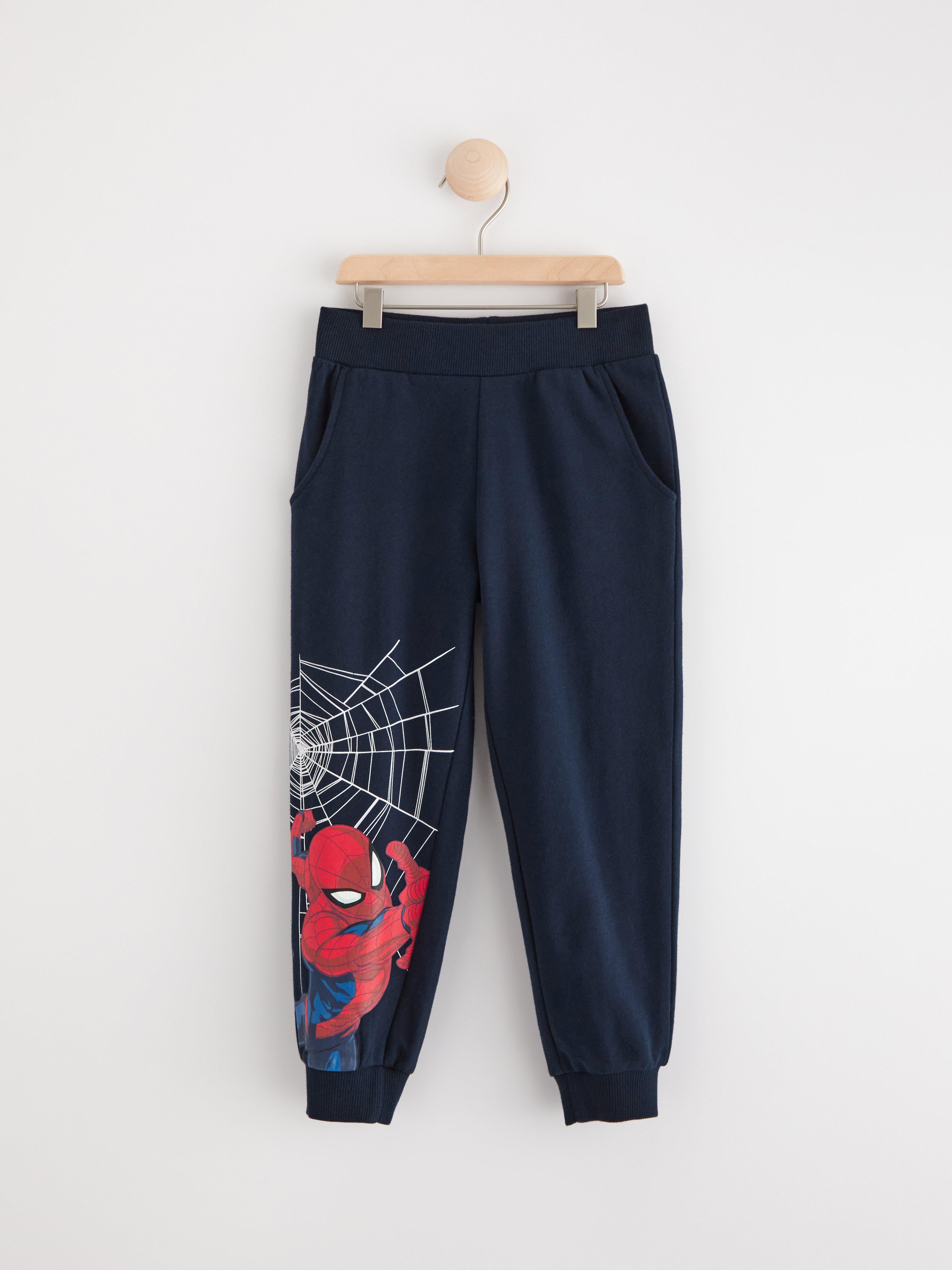 Joggers with Spiderman Dark Navy