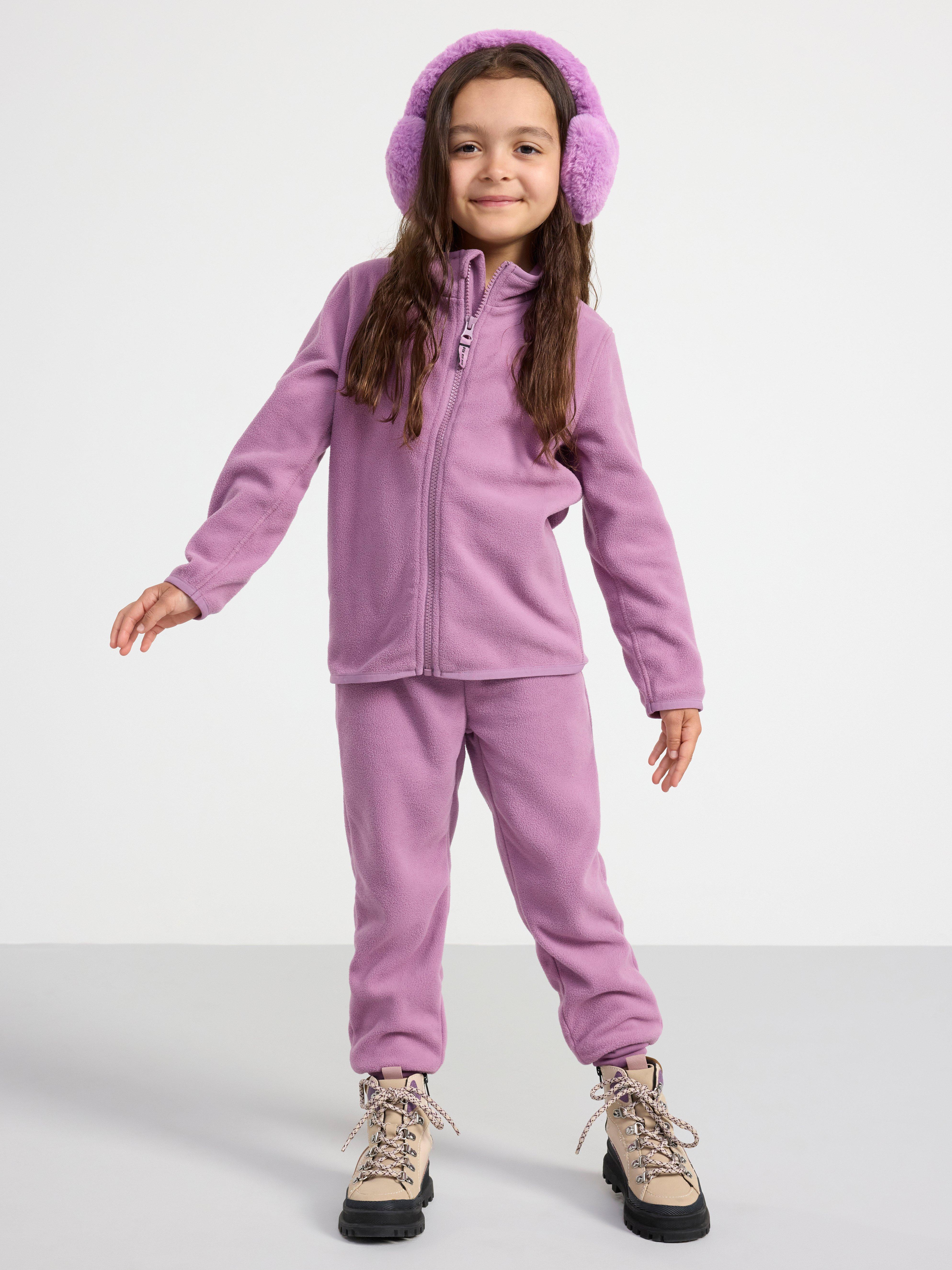 FIX Jacket in fleece Light Dusty Lilac