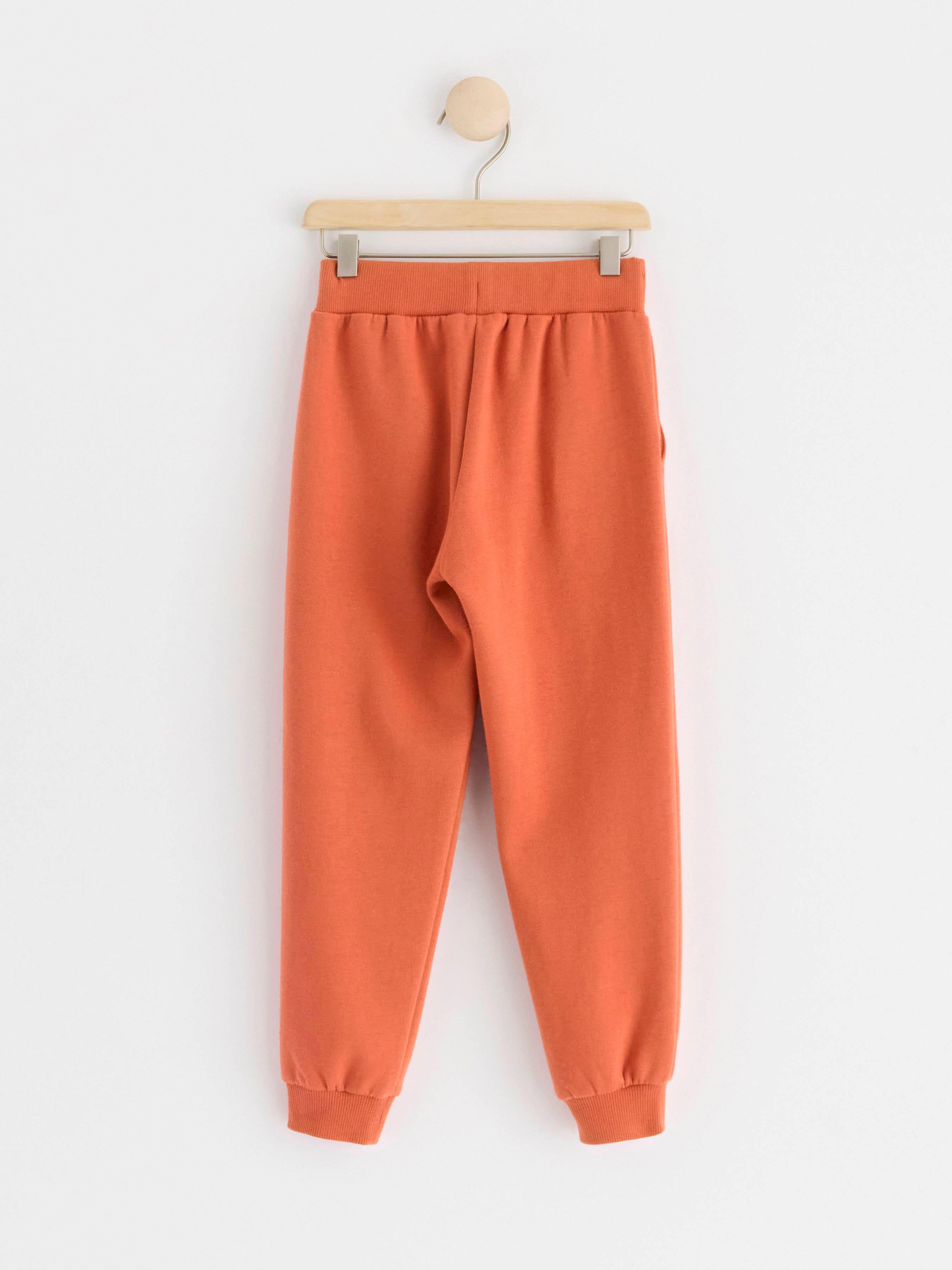 Joggers with brushed inside Dusty Orange