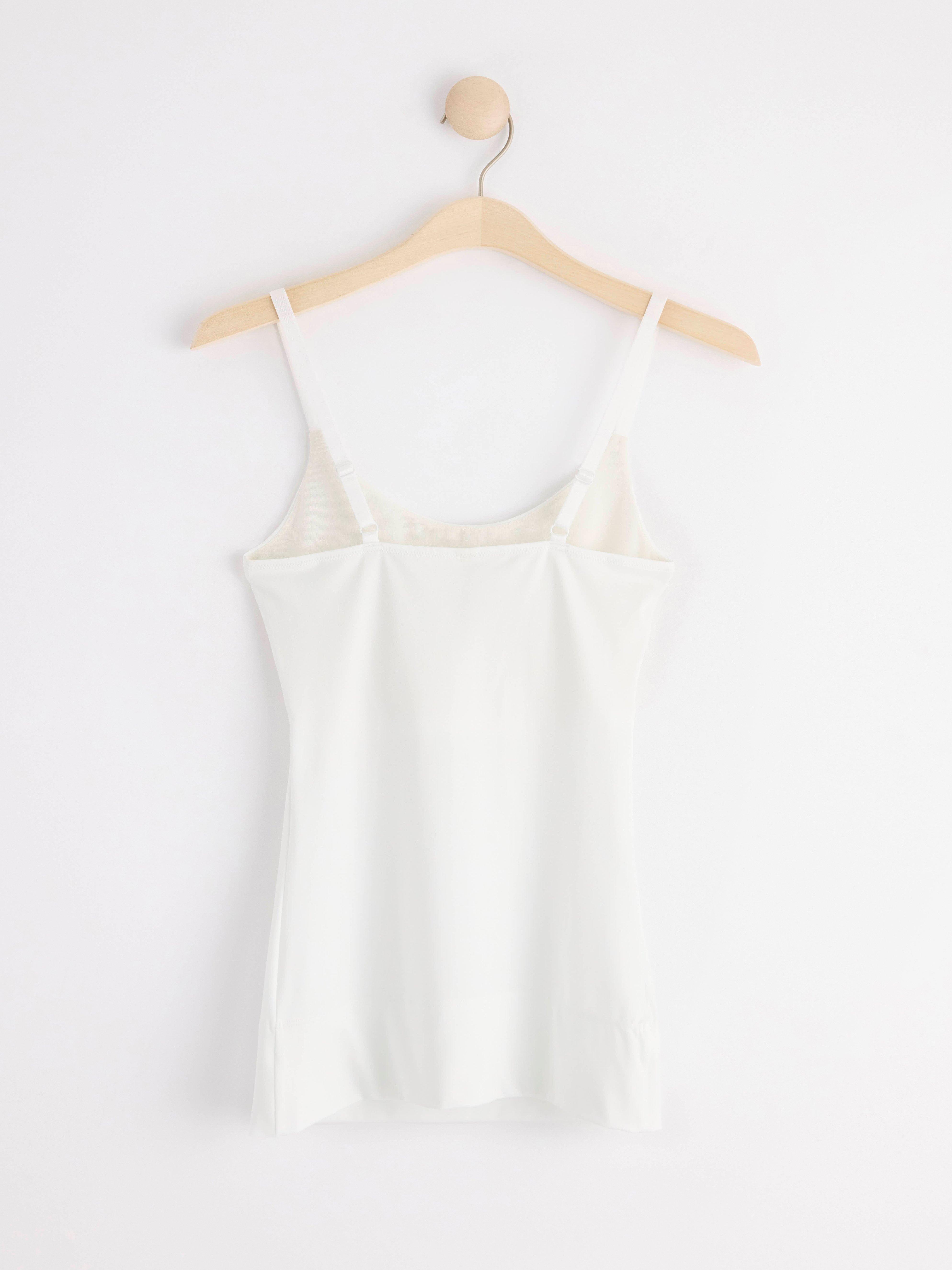 Light support shaping camisole White