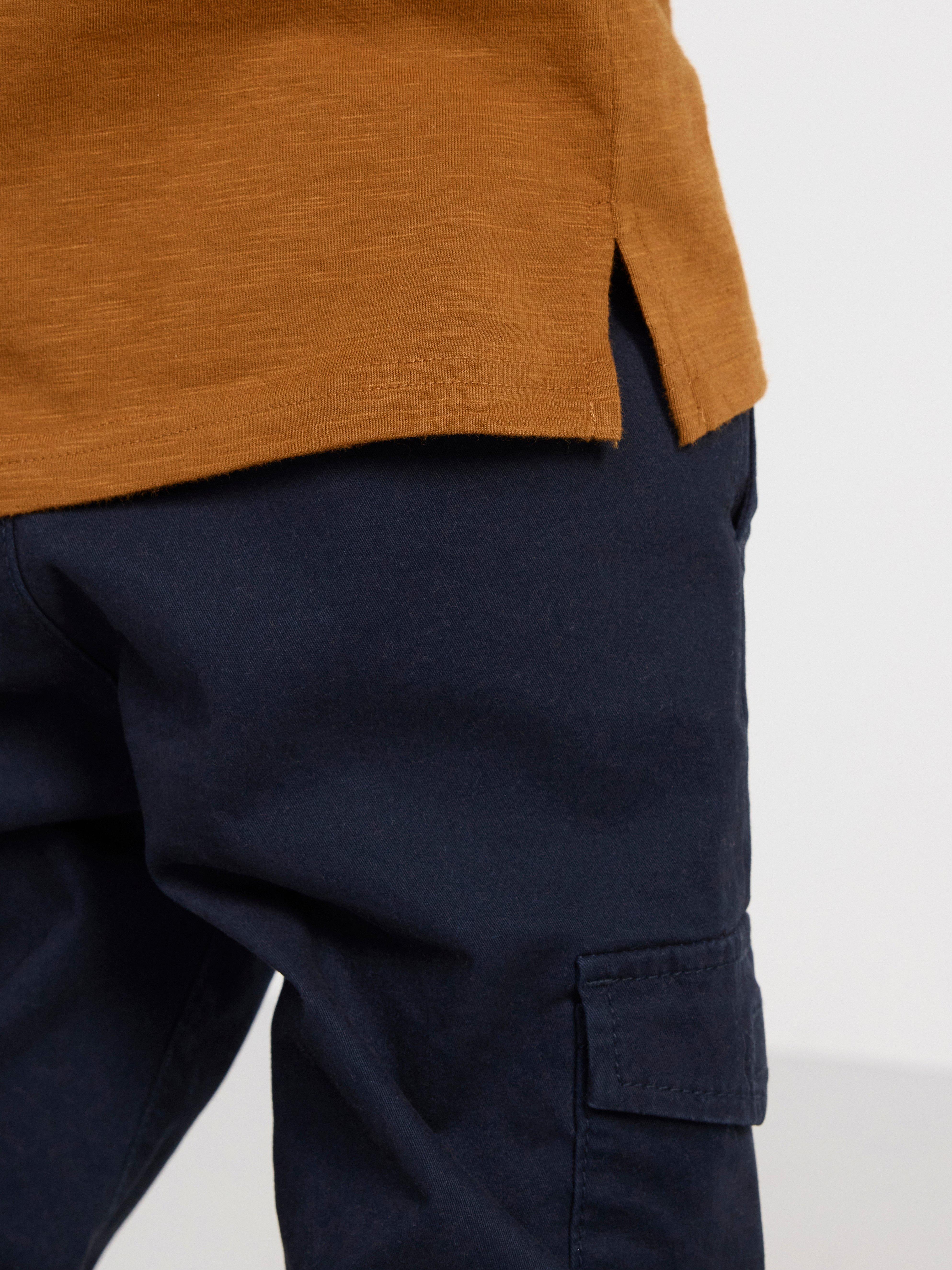 Long sleeve top with buttons Brown