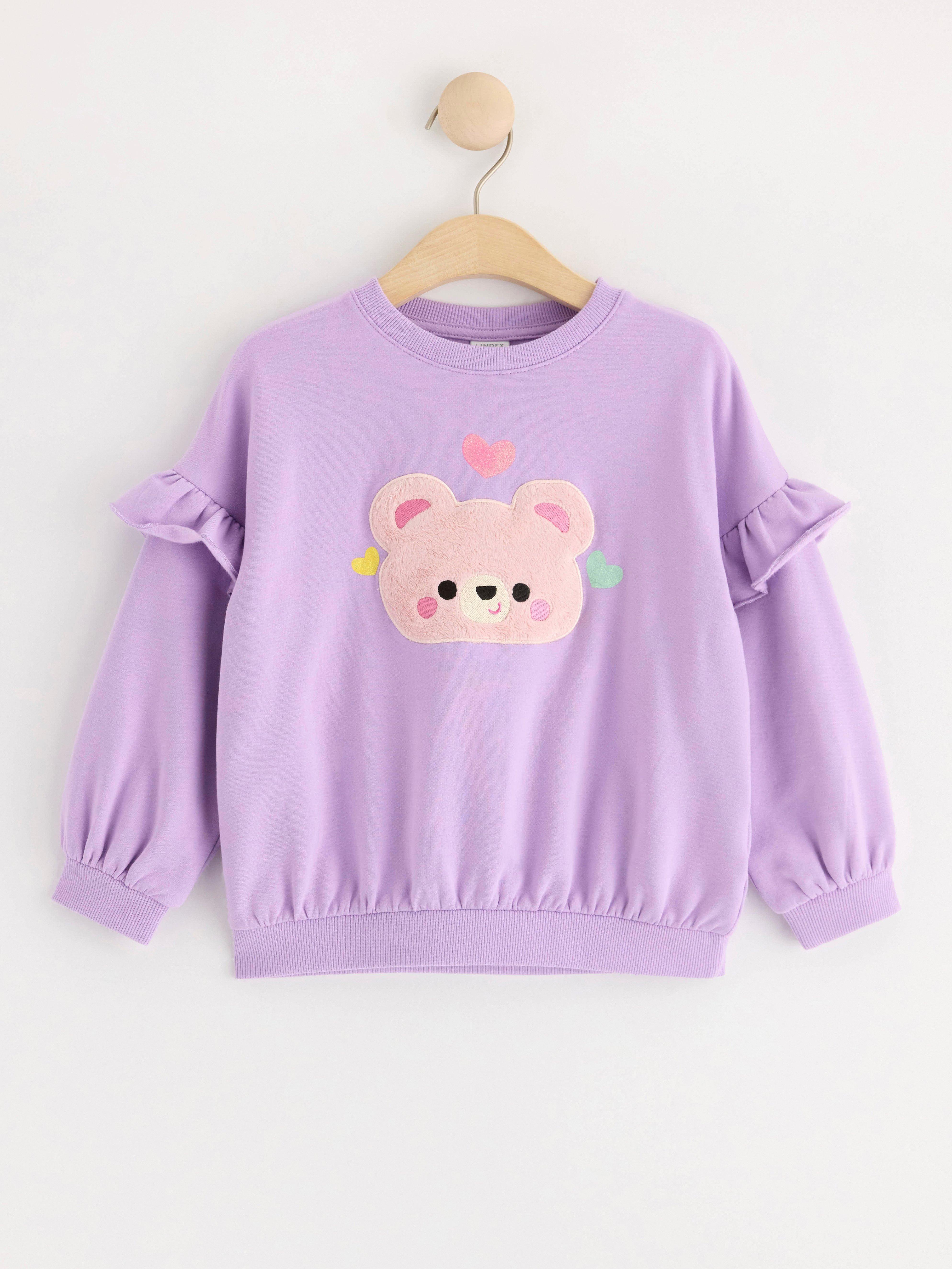 Sweatshirt with appliqué Light Lilac