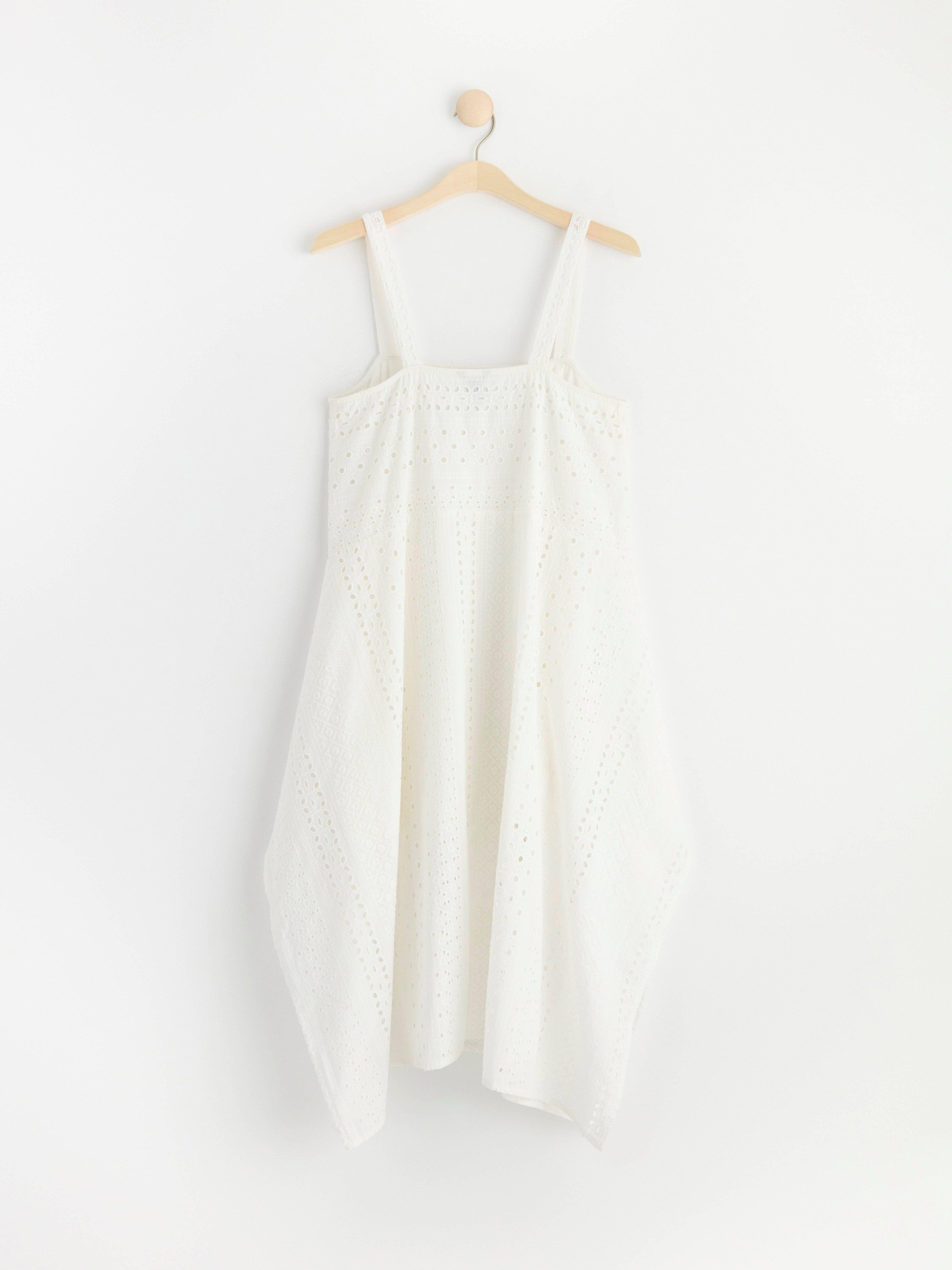 Broderie anglaise dress White
