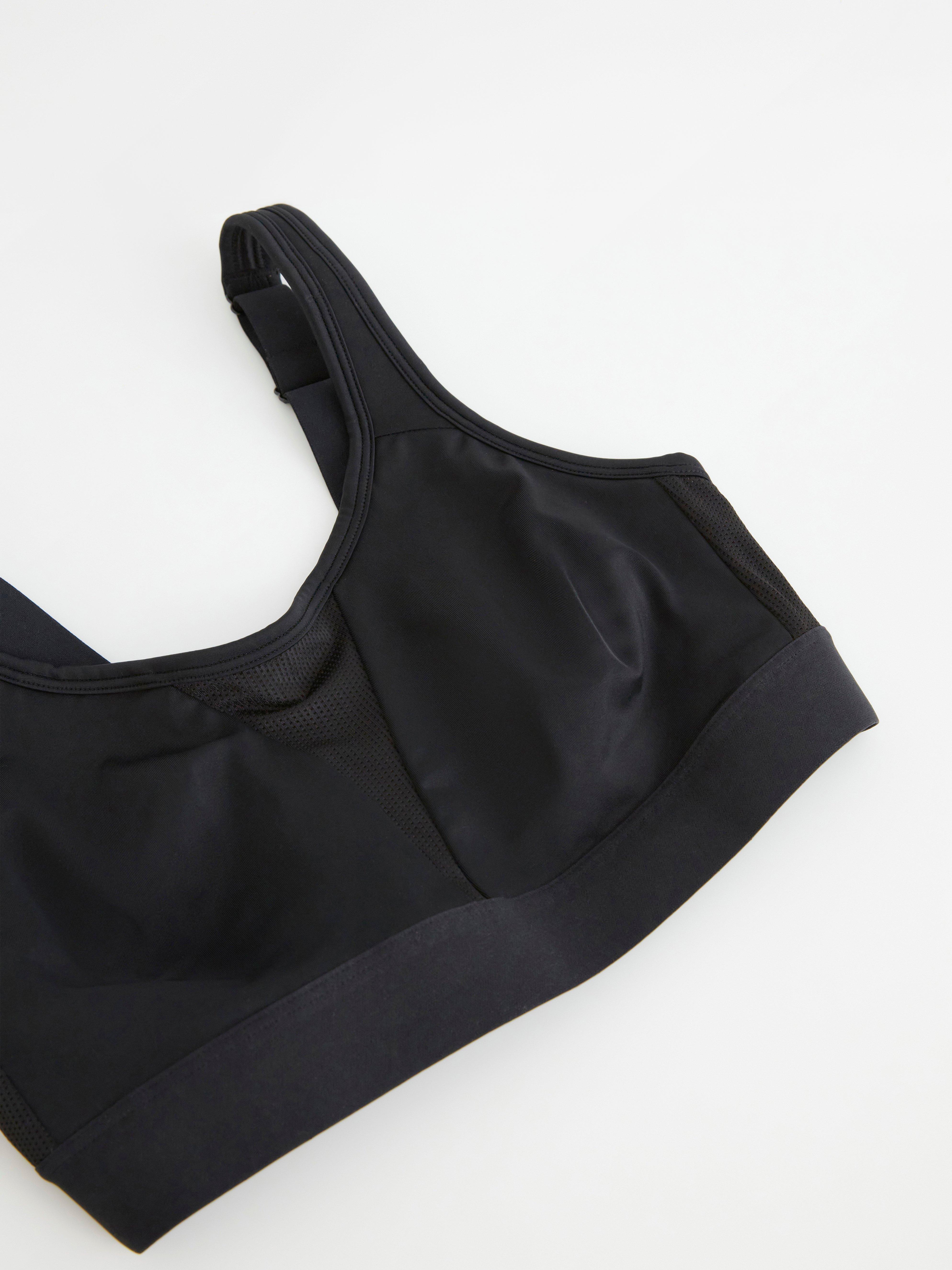 Sports bra high support Black