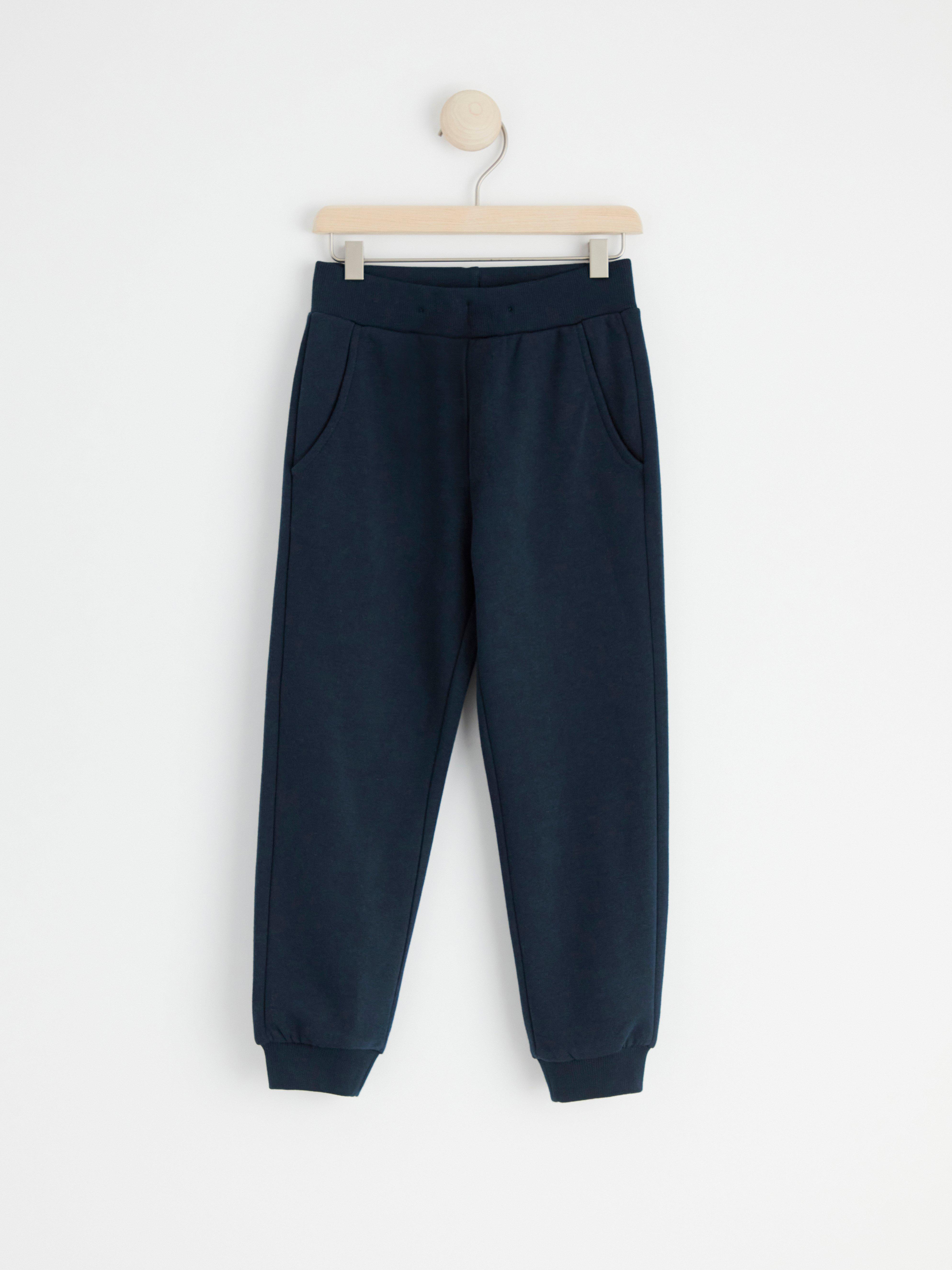 Joggers with brushed inside Dark Navy
