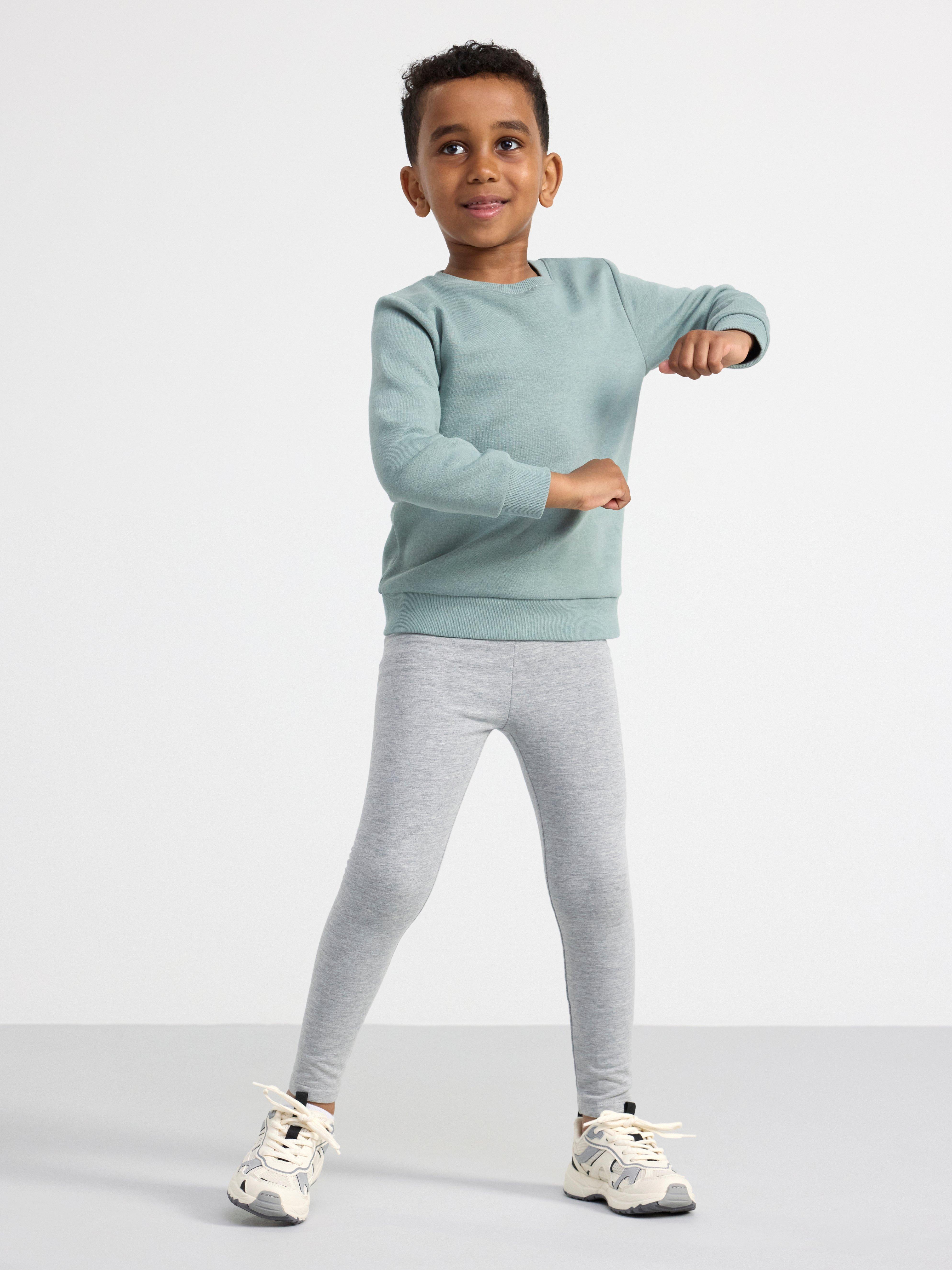 Sweatshirt with brushed inside Light Dusty Green