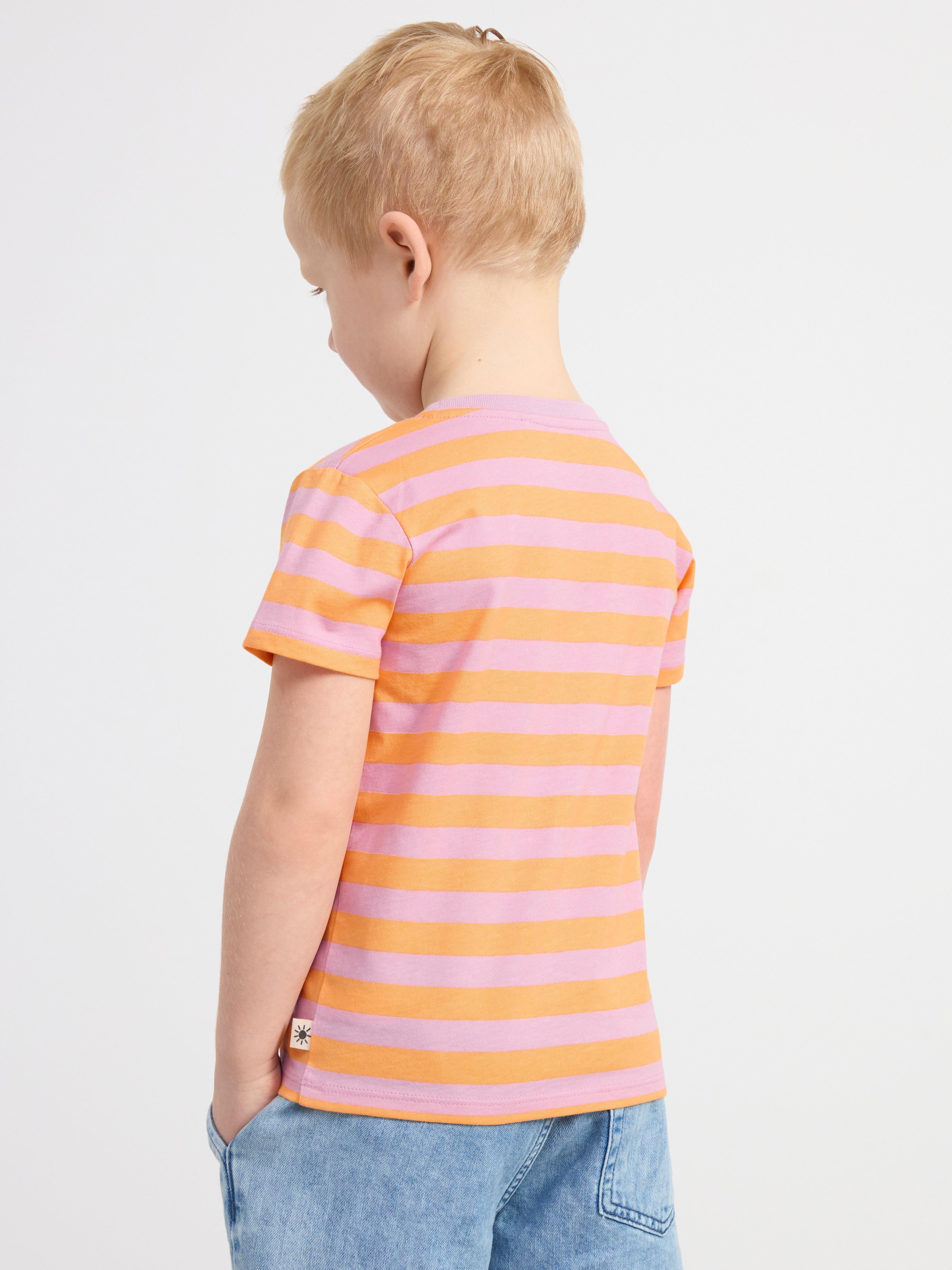 Striped t-shirt Light Dusty Orange