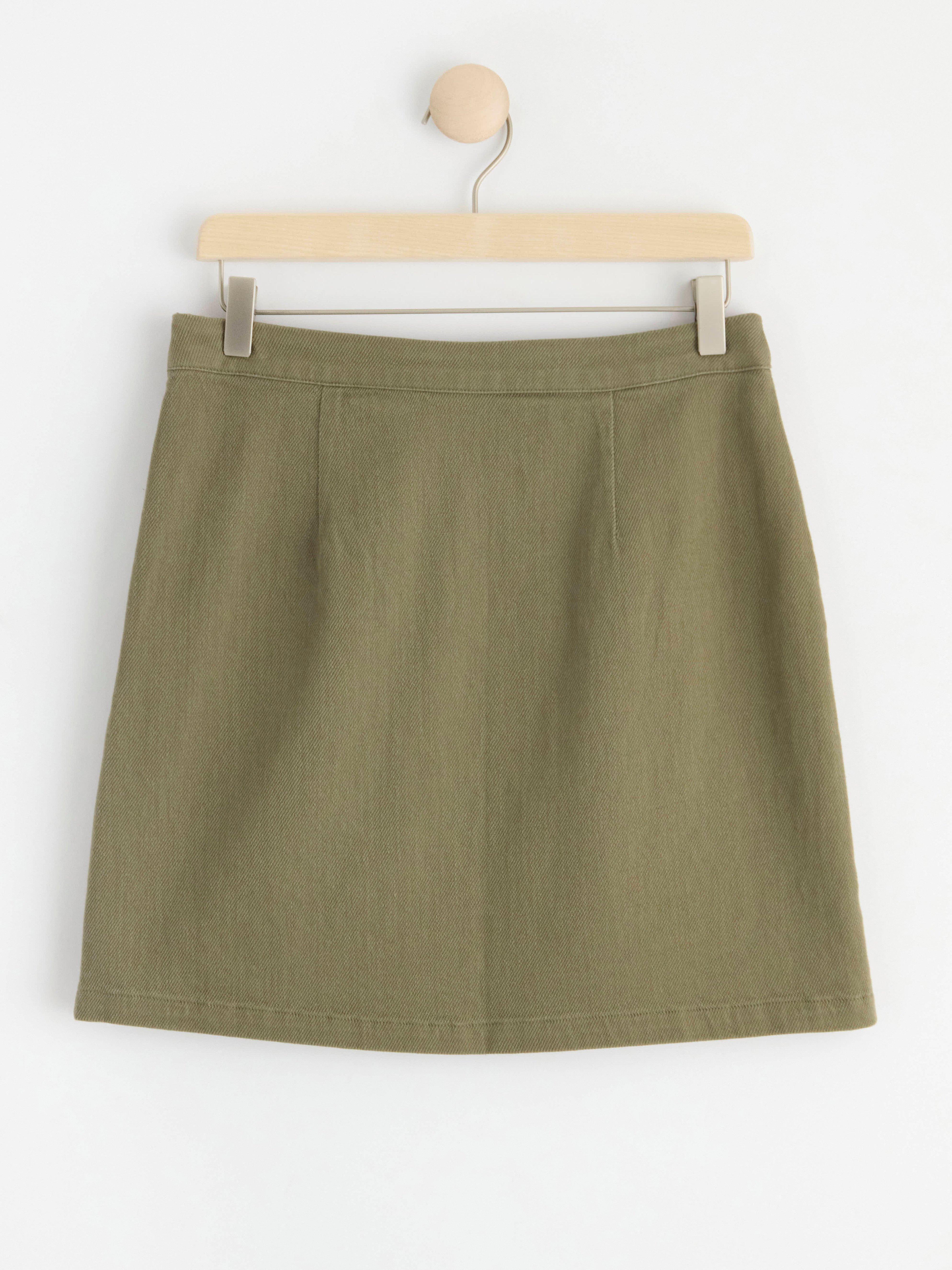 Cargo miniskirt green