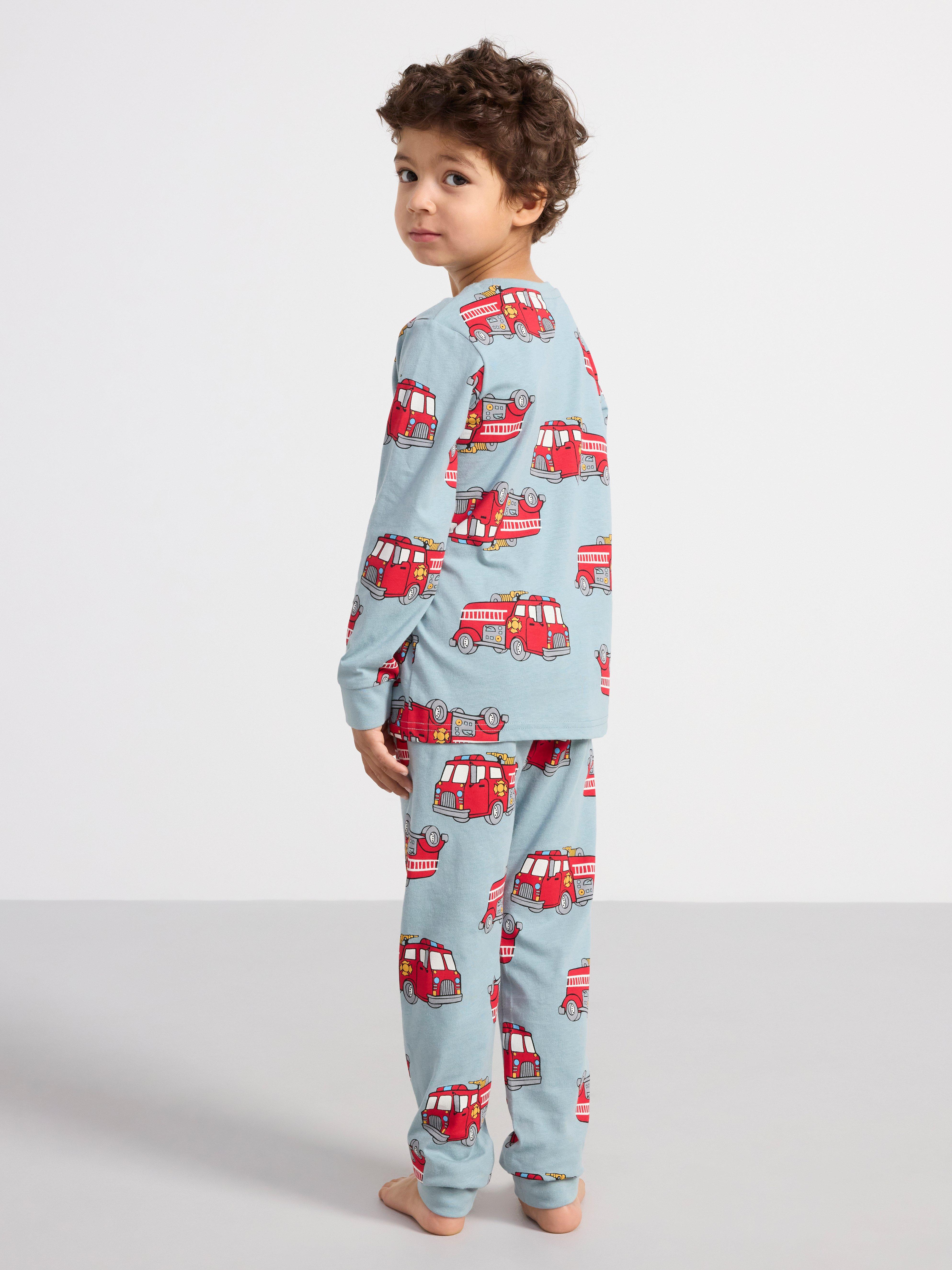 Pyjama set with top and trousers Light Dusty Blue