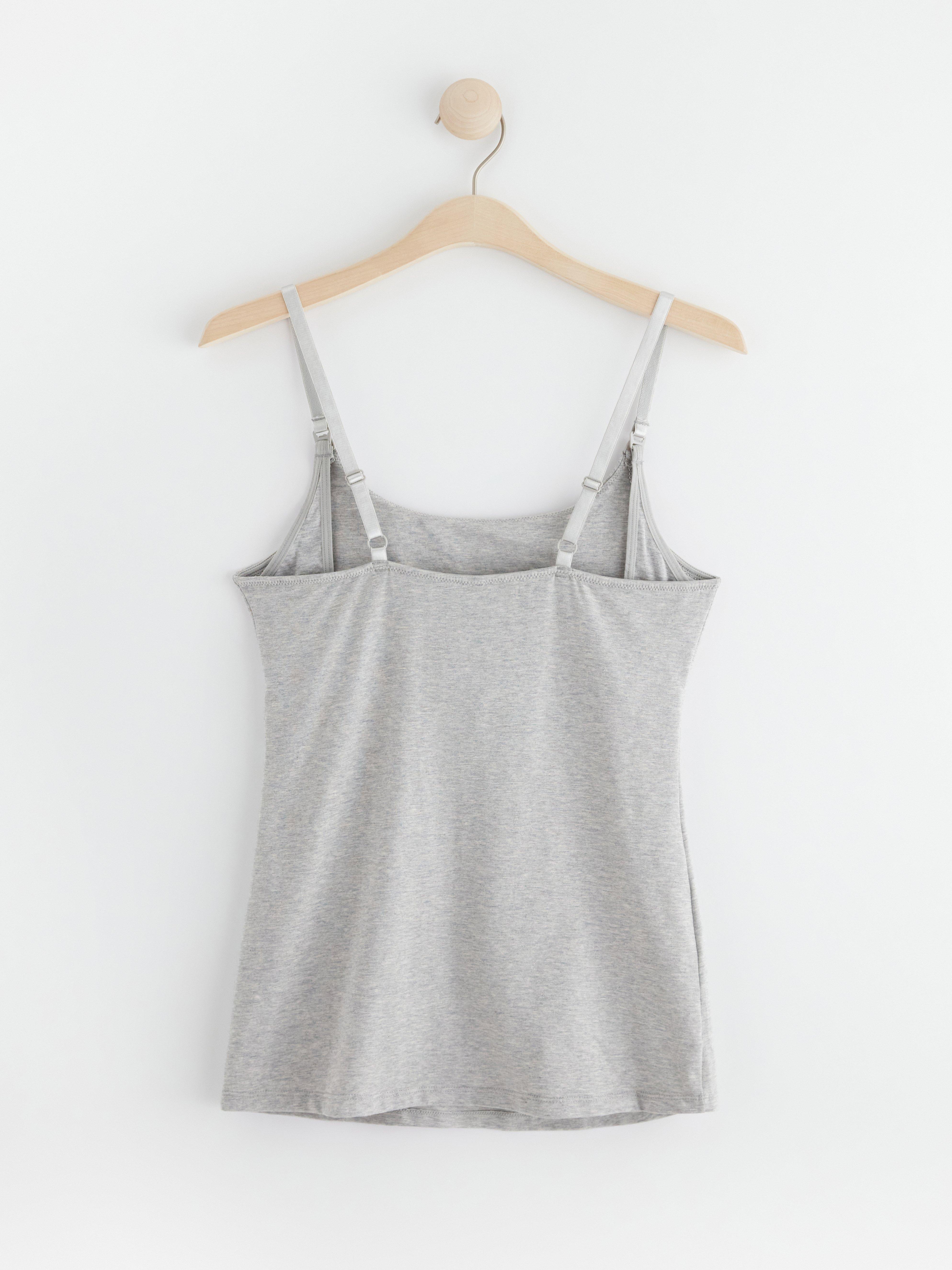 MOM Nursing camisole Grey Melange