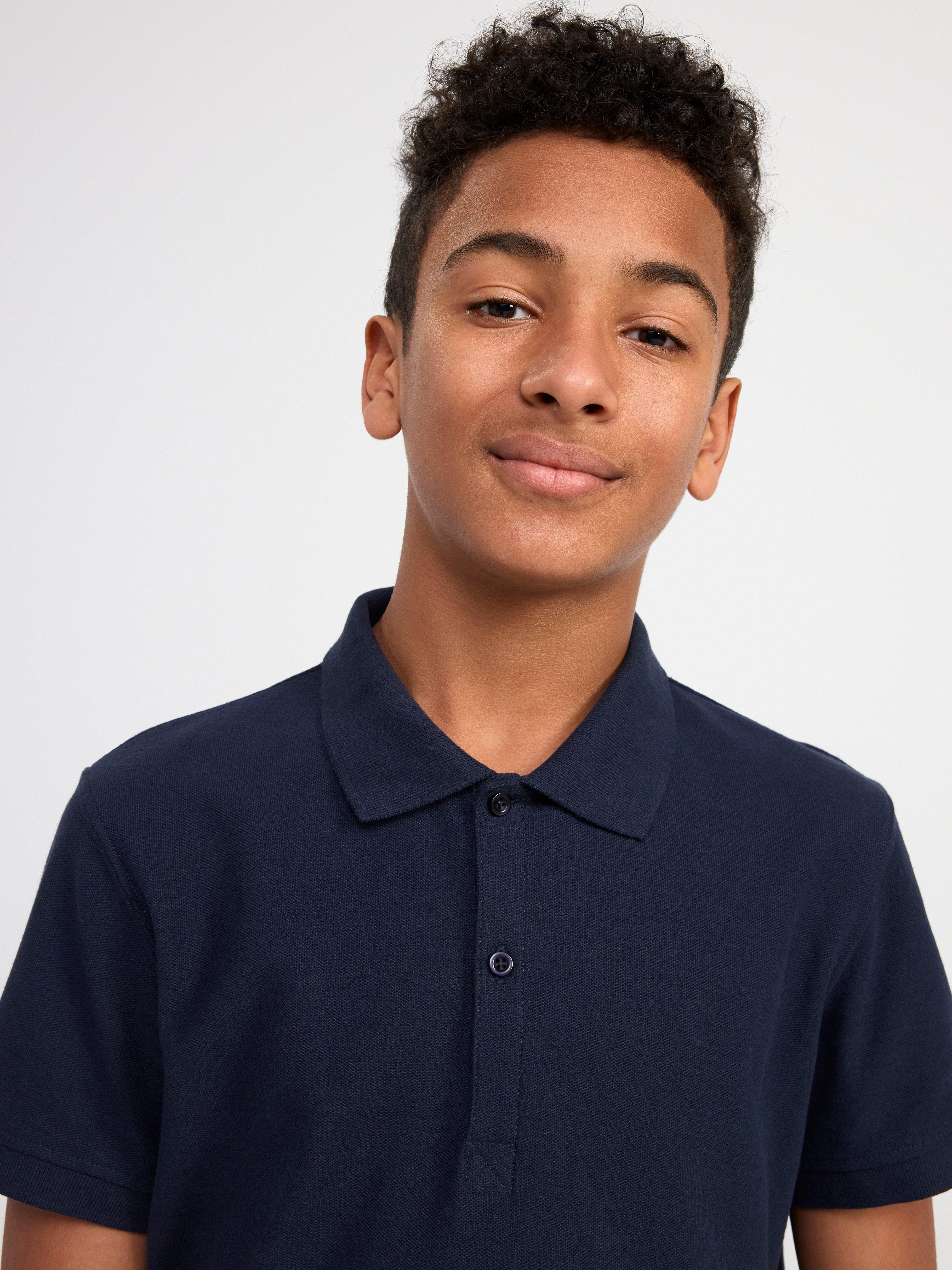 Short sleeve polo shirt Dark Navy