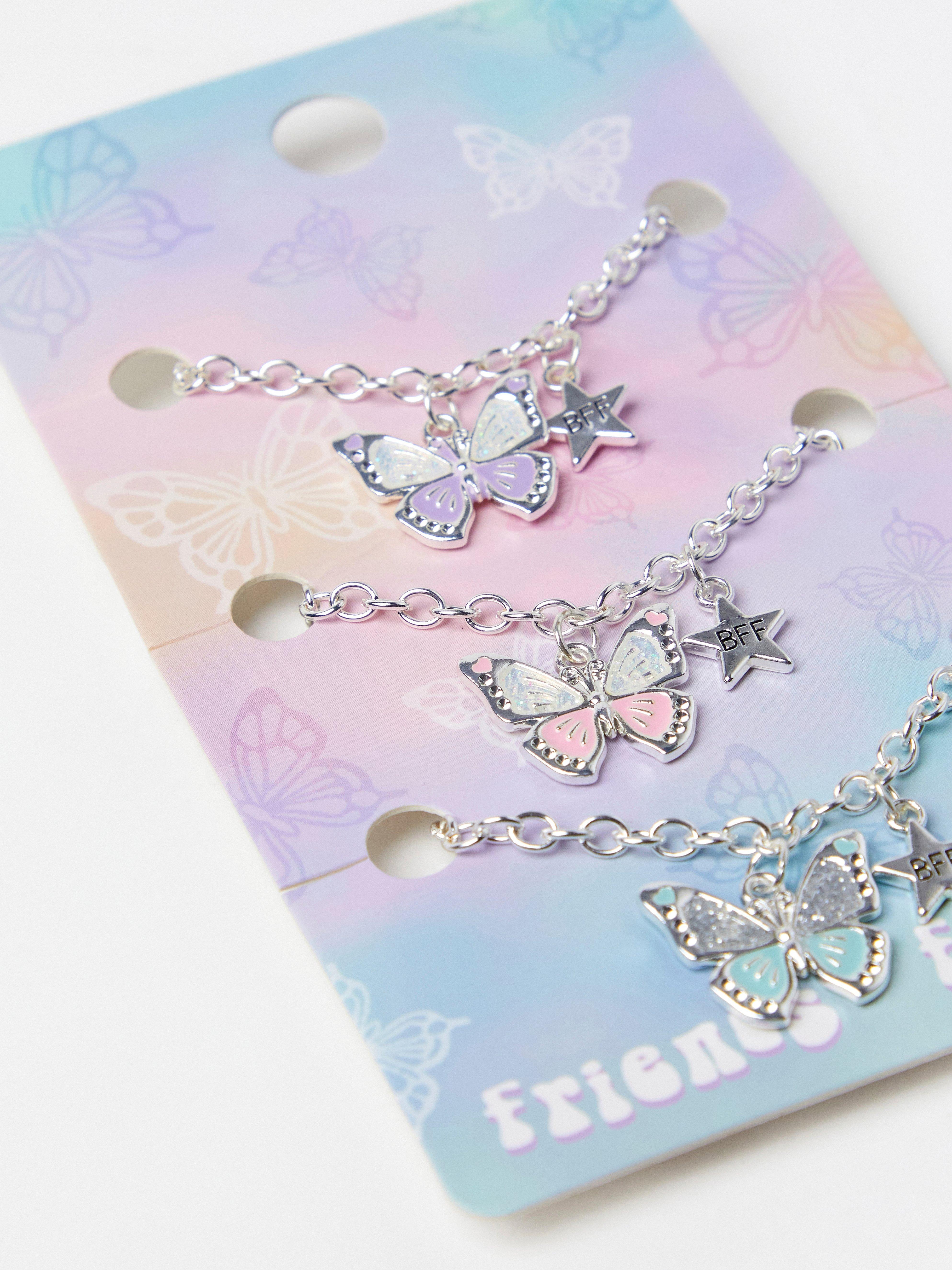 3-pack best friend bracelet Silver
