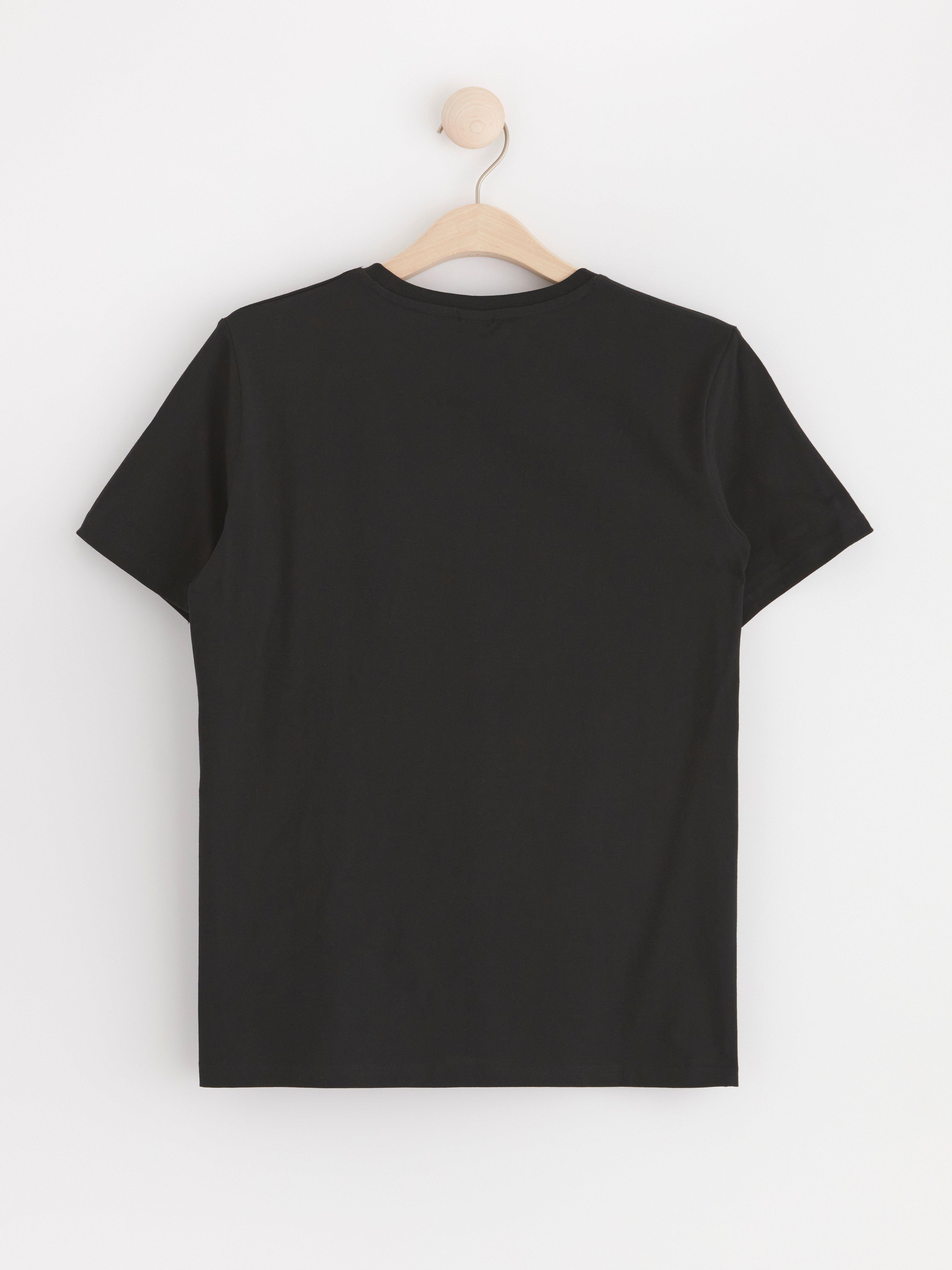 T-shirt with skull Black