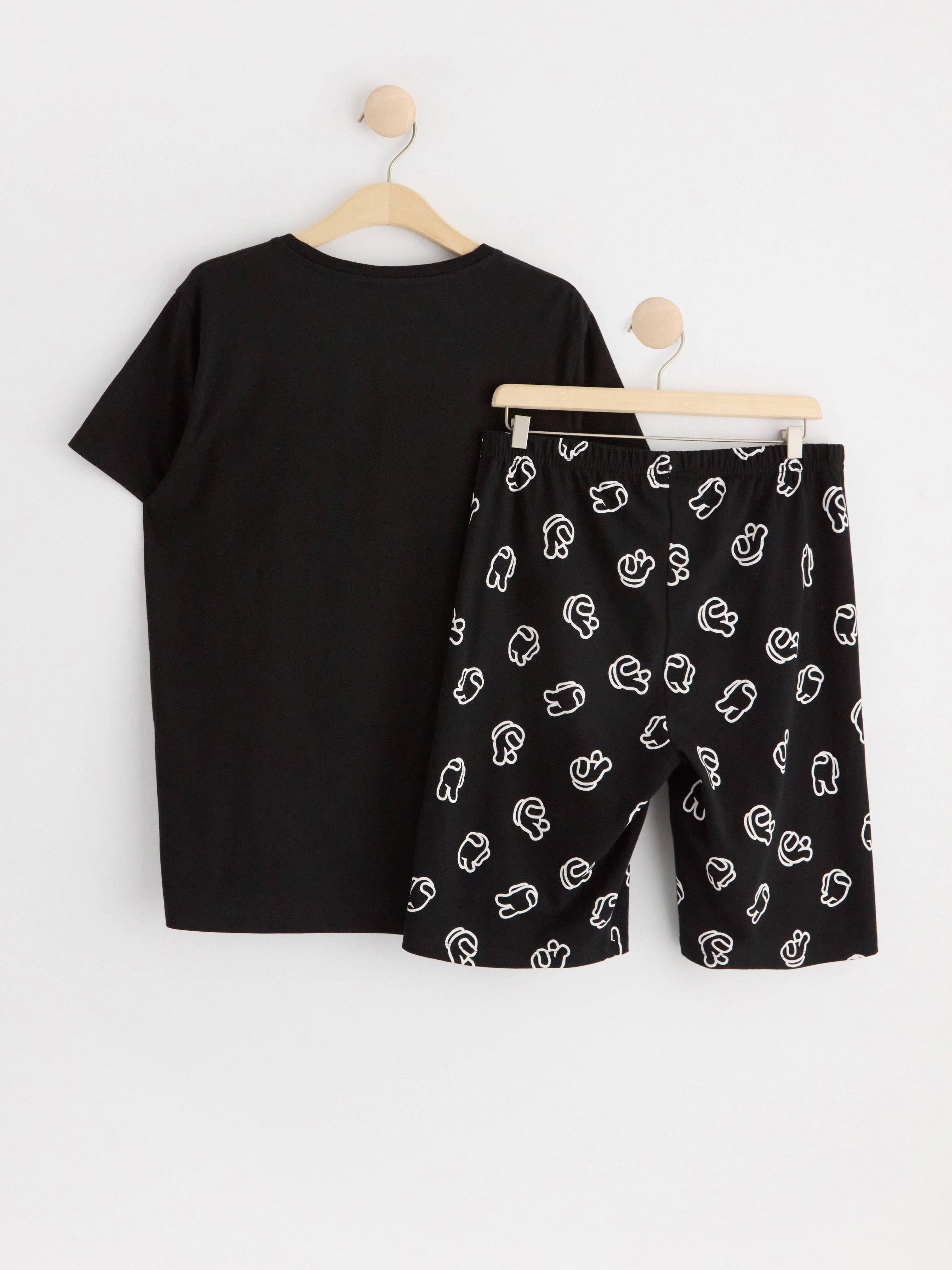 Pyjama set with Among Us Black