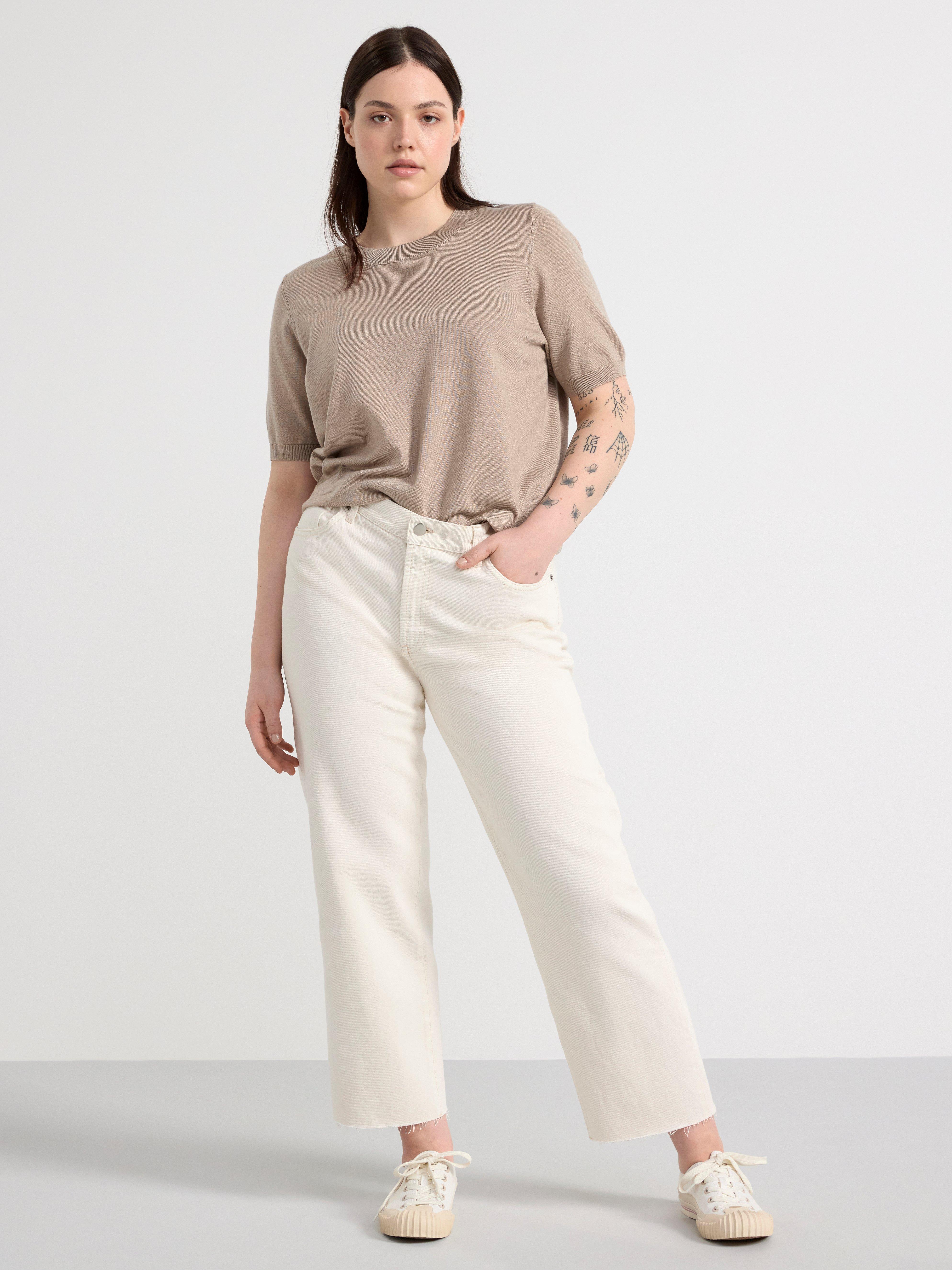 Jumper fine-knitted Light Dusty Beige