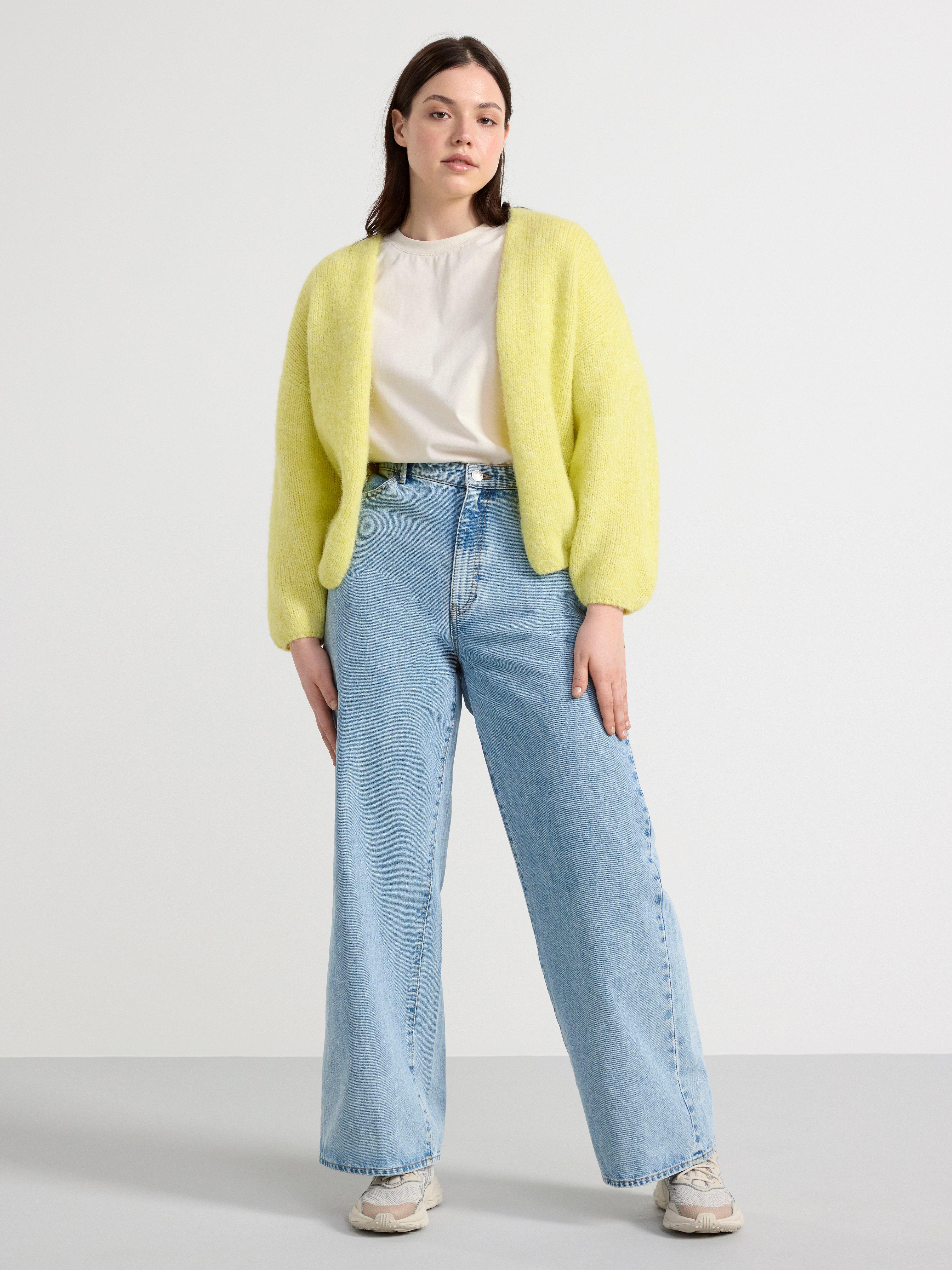 Knitted cardigan Yellow