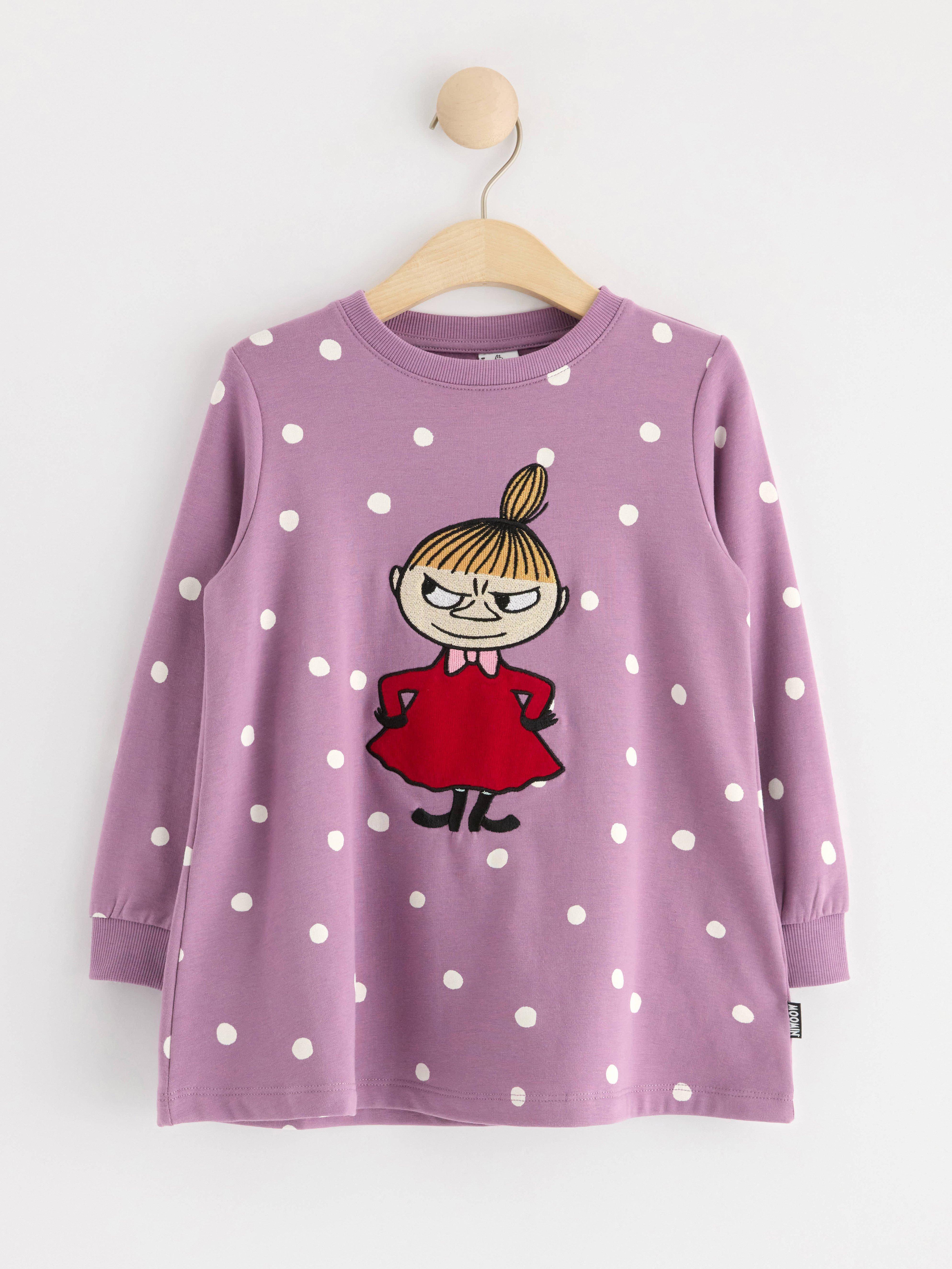 Tunic with Moomin print Light Dusty Lilac