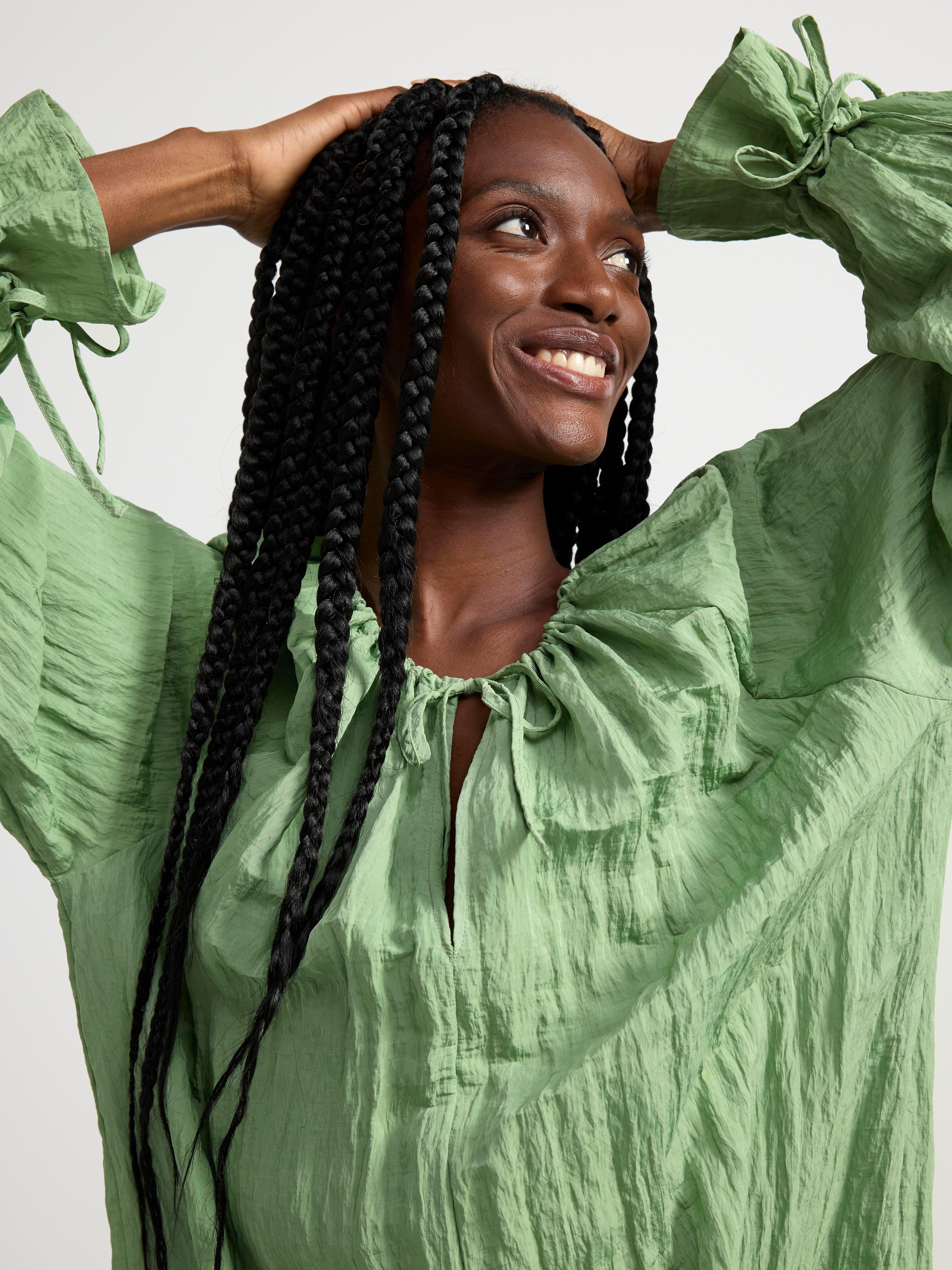 Long sleeved tunic green