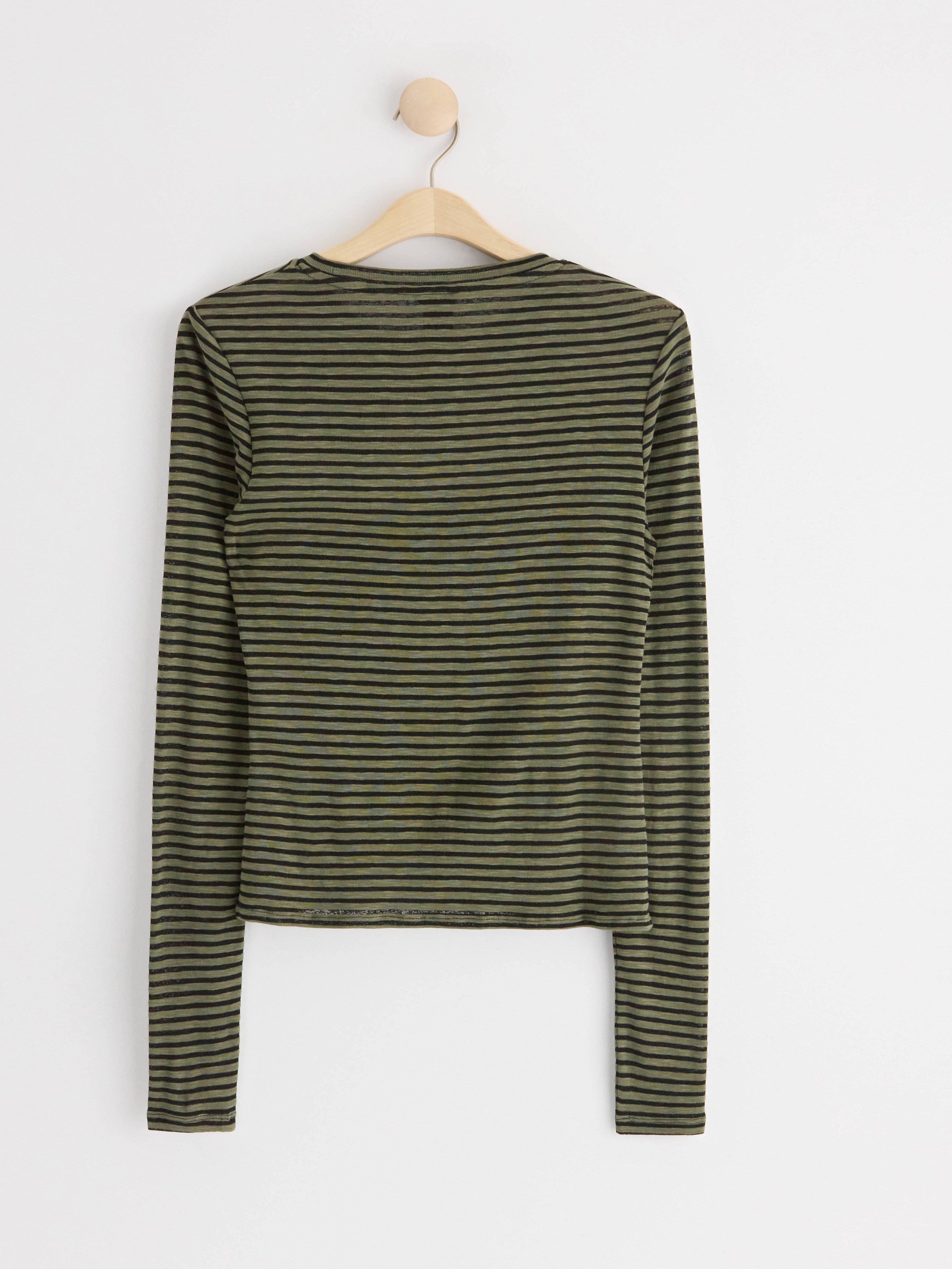 Long sleeve top Dark green